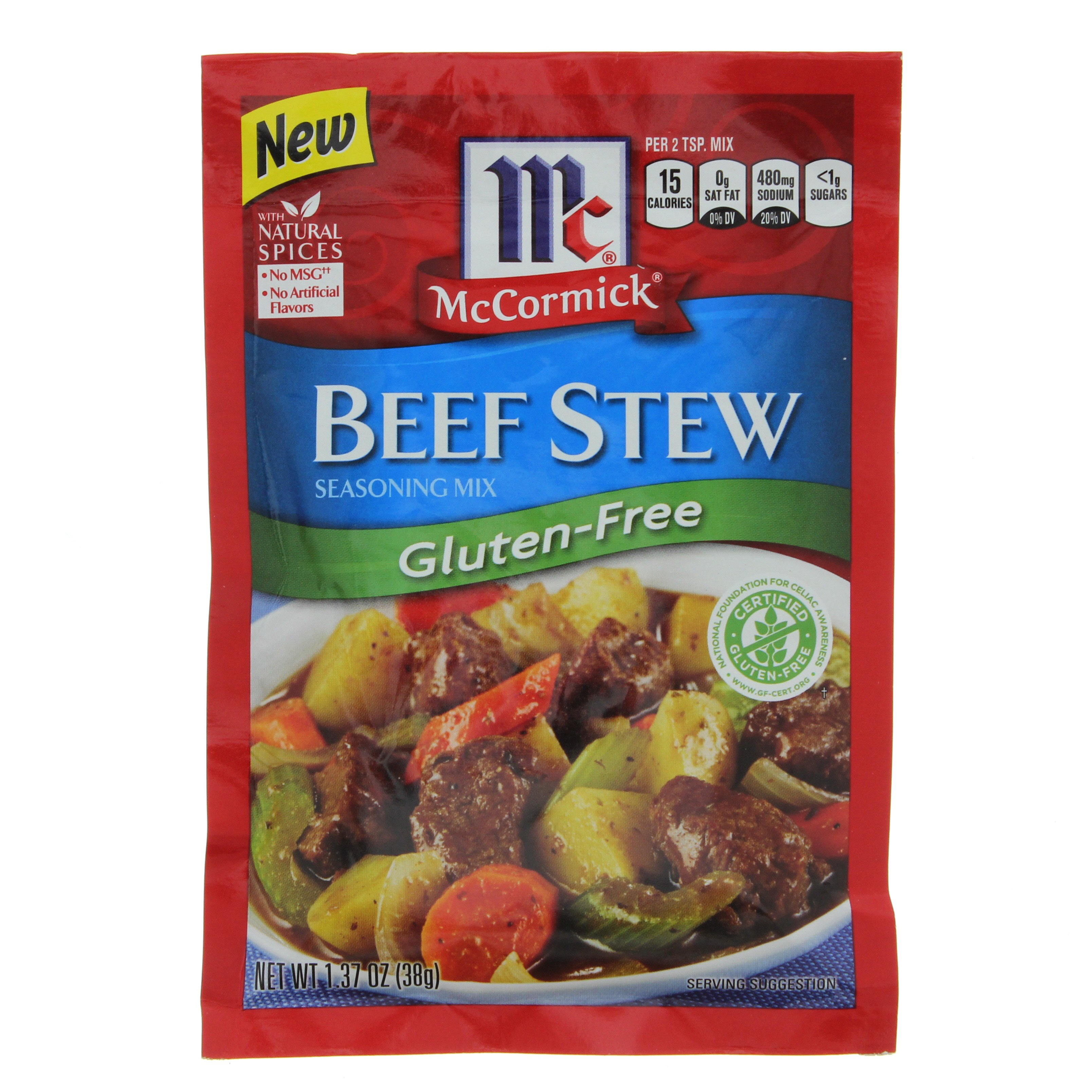 McCormick GlutenFree Beef Stew Seasoning Mix Shop Spice mixes at HEB