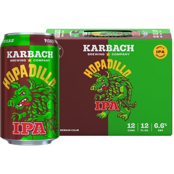 Karbach Hopadillo IPA Craft Beer 12 pk Cans, 12 oz