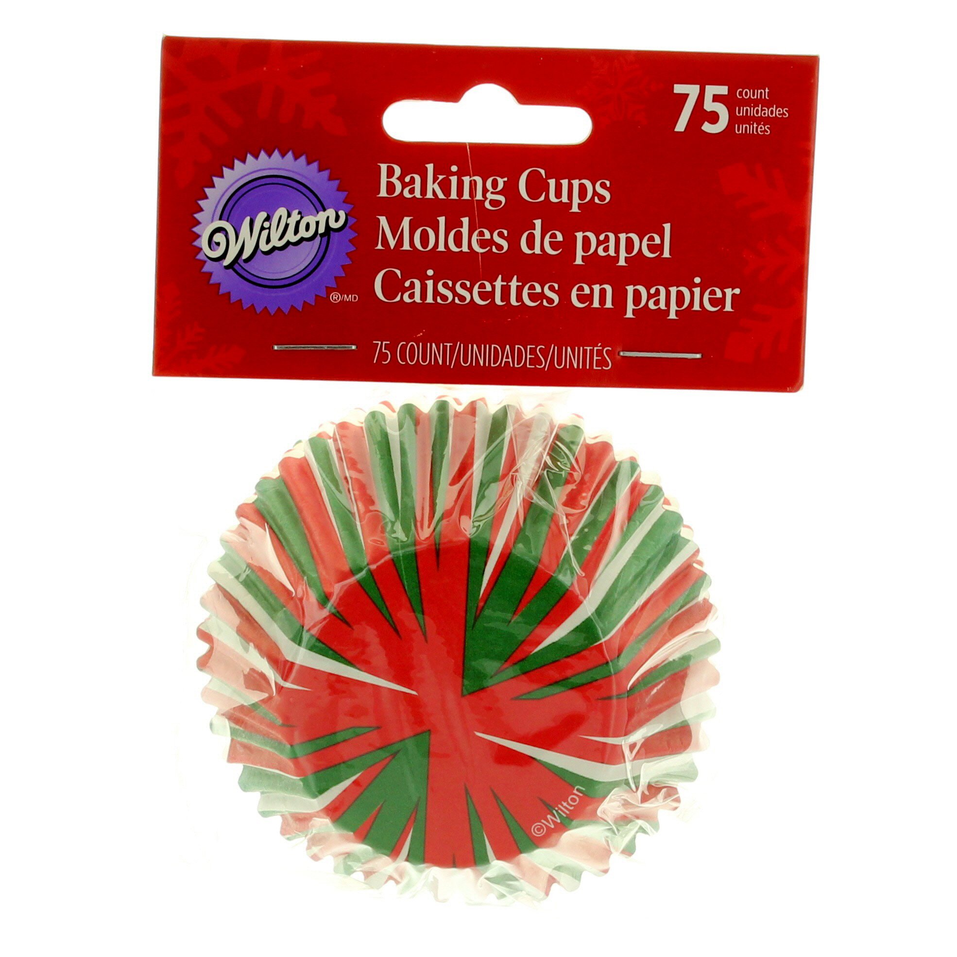Wilton Christmas Stripes & Chevron Cupcake Liners Shop Baking Paper & Liners at HEB