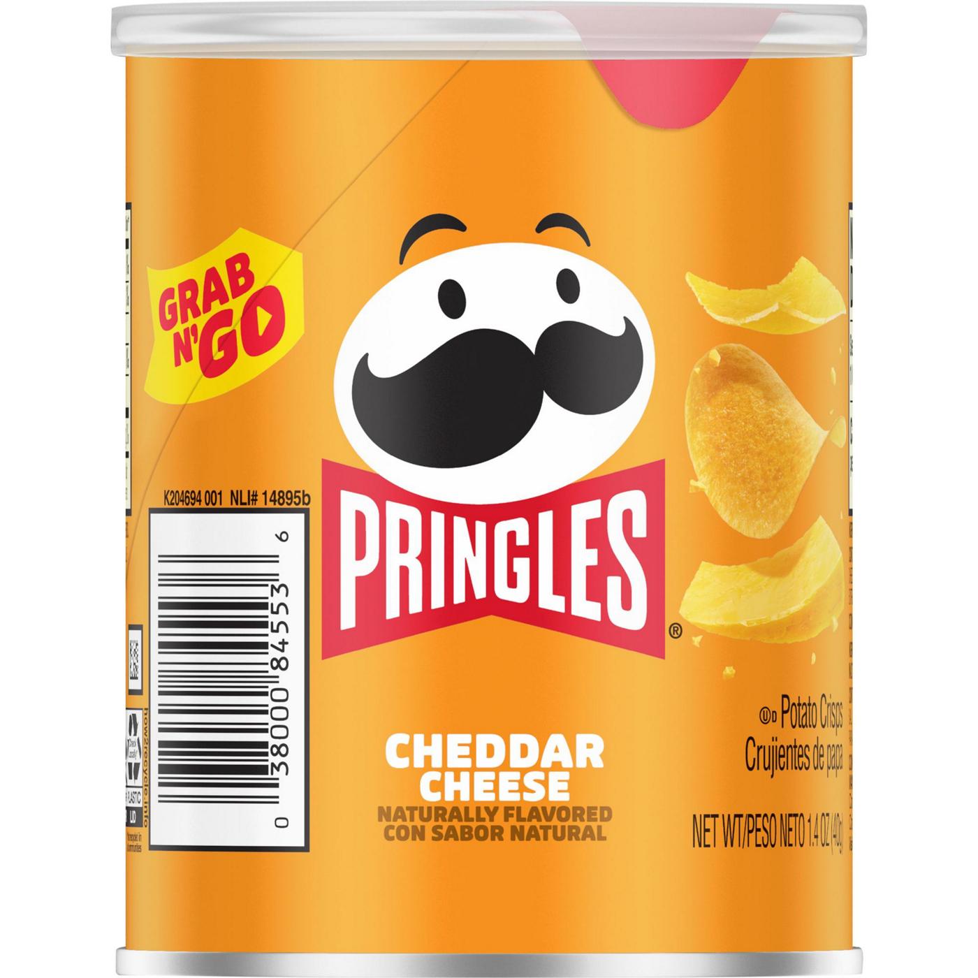 Pringles Cheddar Cheese Potato Crisps Chips; image 1 of 5
