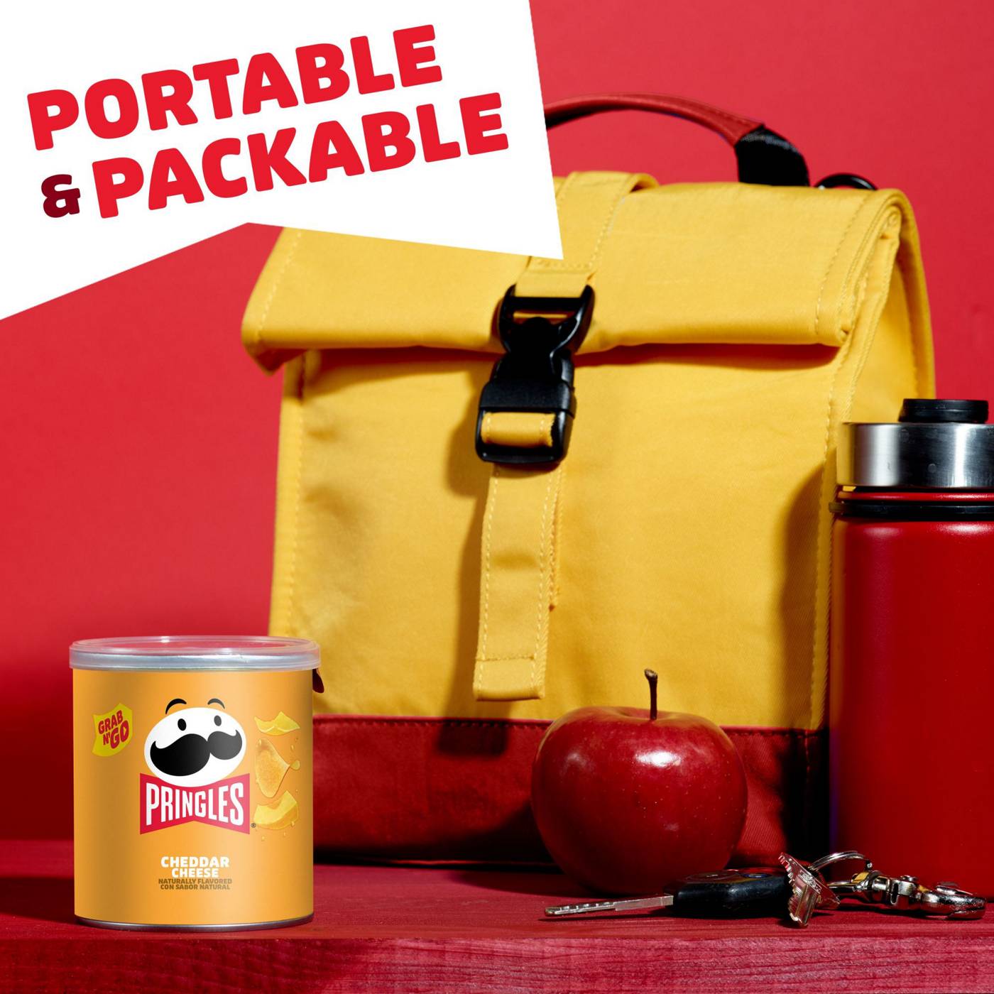 Pringles Cheddar Cheese Potato Crisps Chips; image 3 of 5