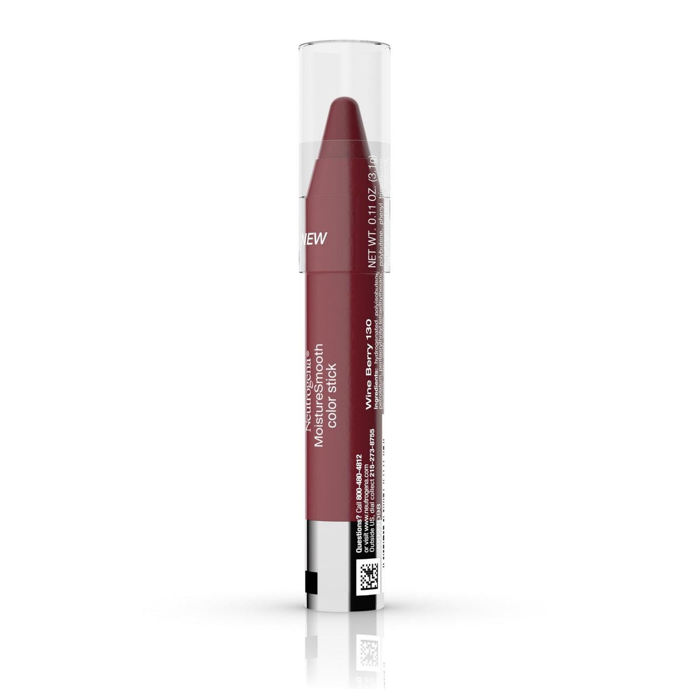 Neutrogena Moisturesmooth Color Stick 130 Wine Berry; image 2 of 4