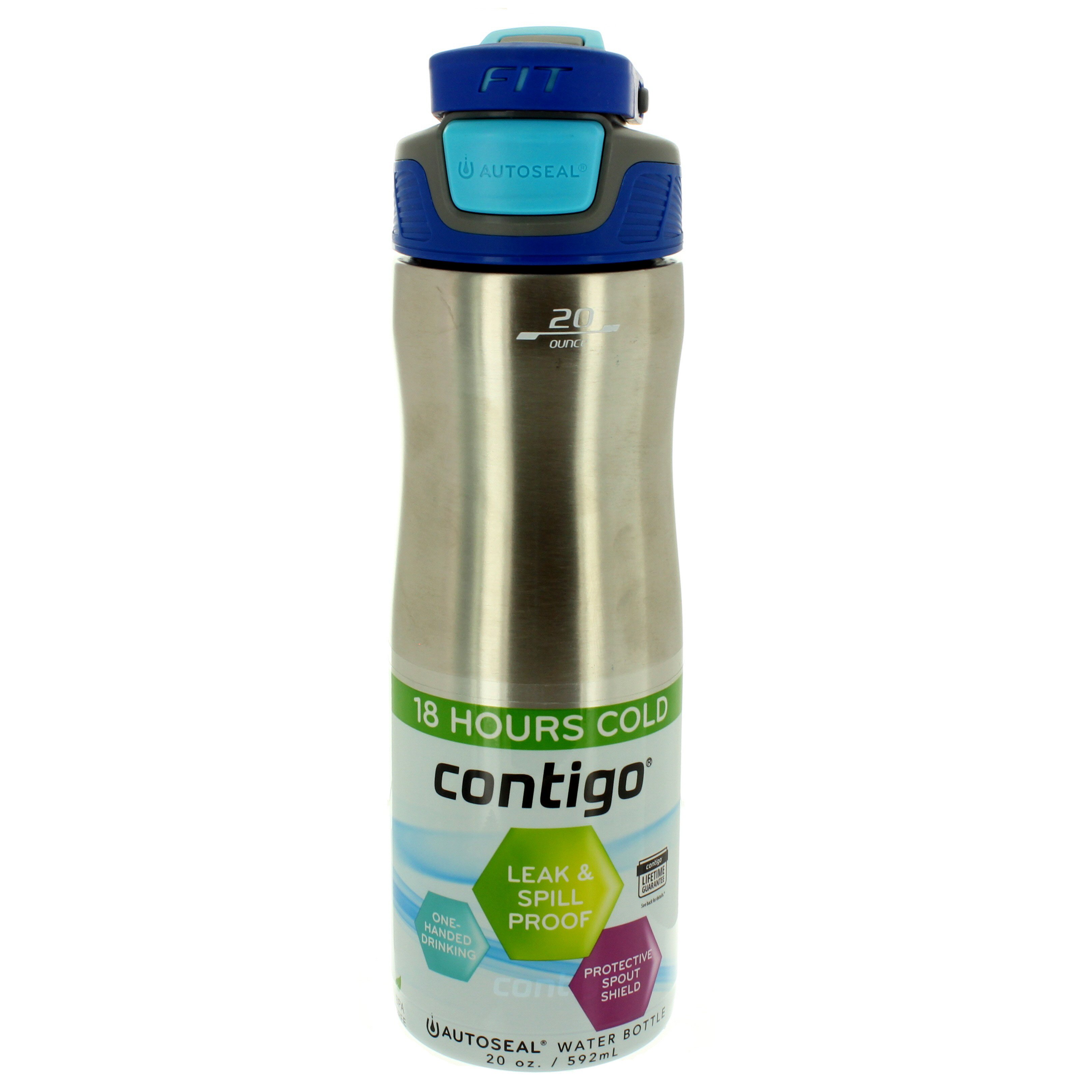 Contigo Autoseal Chill 20oz Stainless Steel Water Bottle - Shop Travel &  To-Go at H-E-B