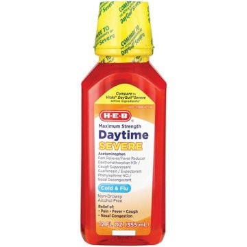 H-E-B Daytime Cold & Flu Severe, 12 oz