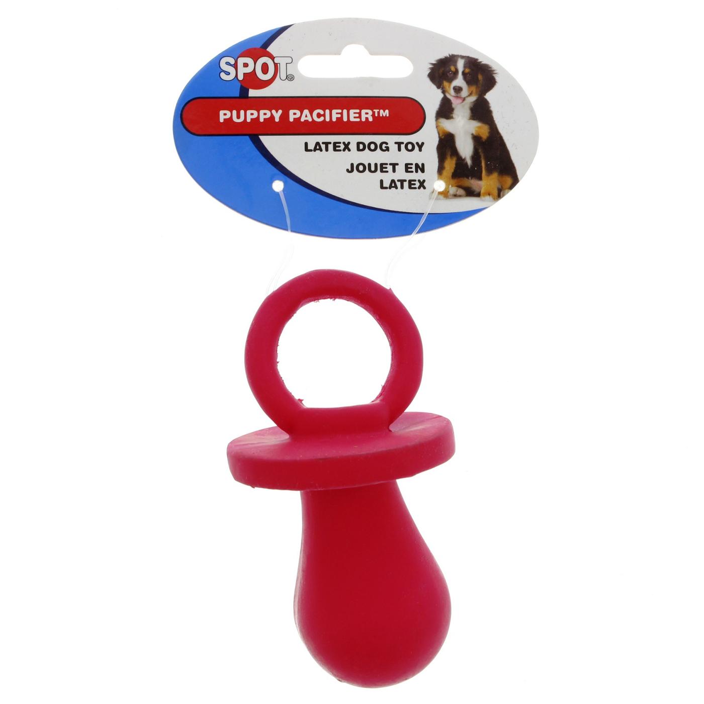 Spot Puppy Pacifier Latex Toy, Colors May Vary; image 2 of 3