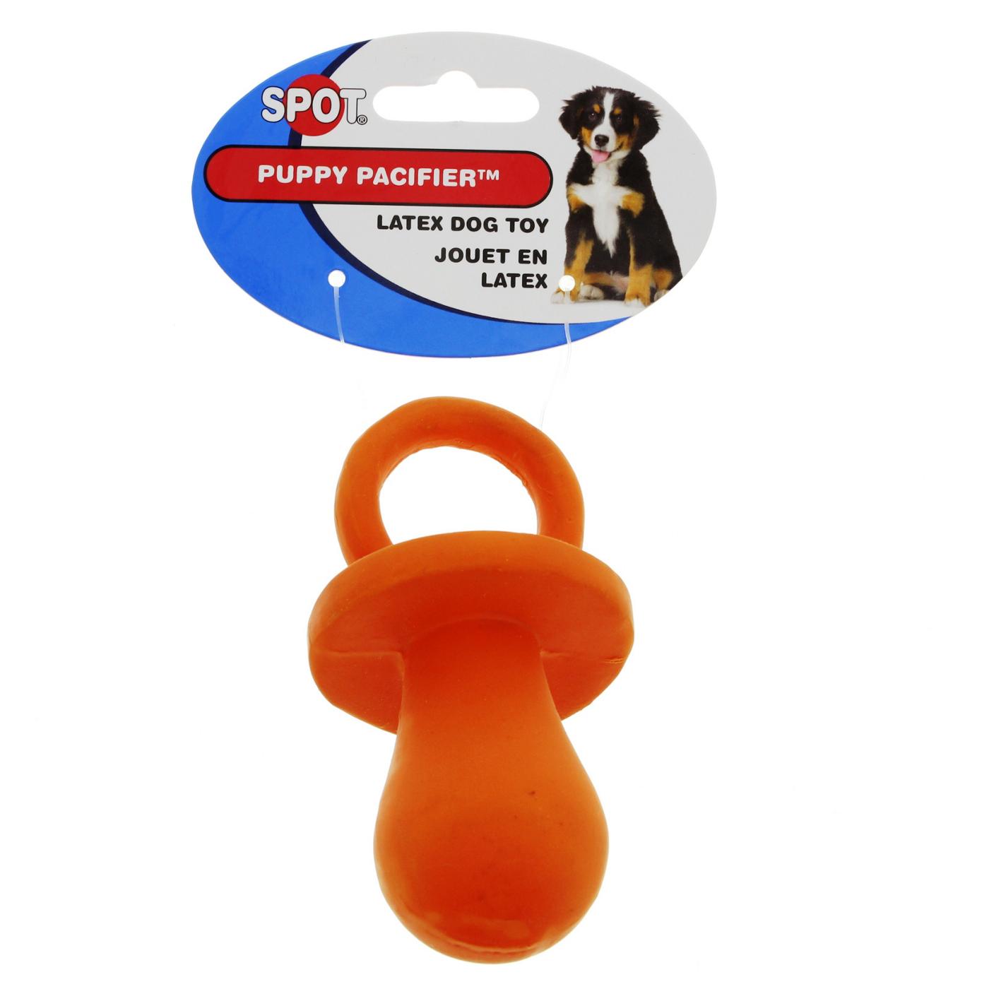 Spot Puppy Pacifier Latex Toy, Colors May Vary; image 3 of 3