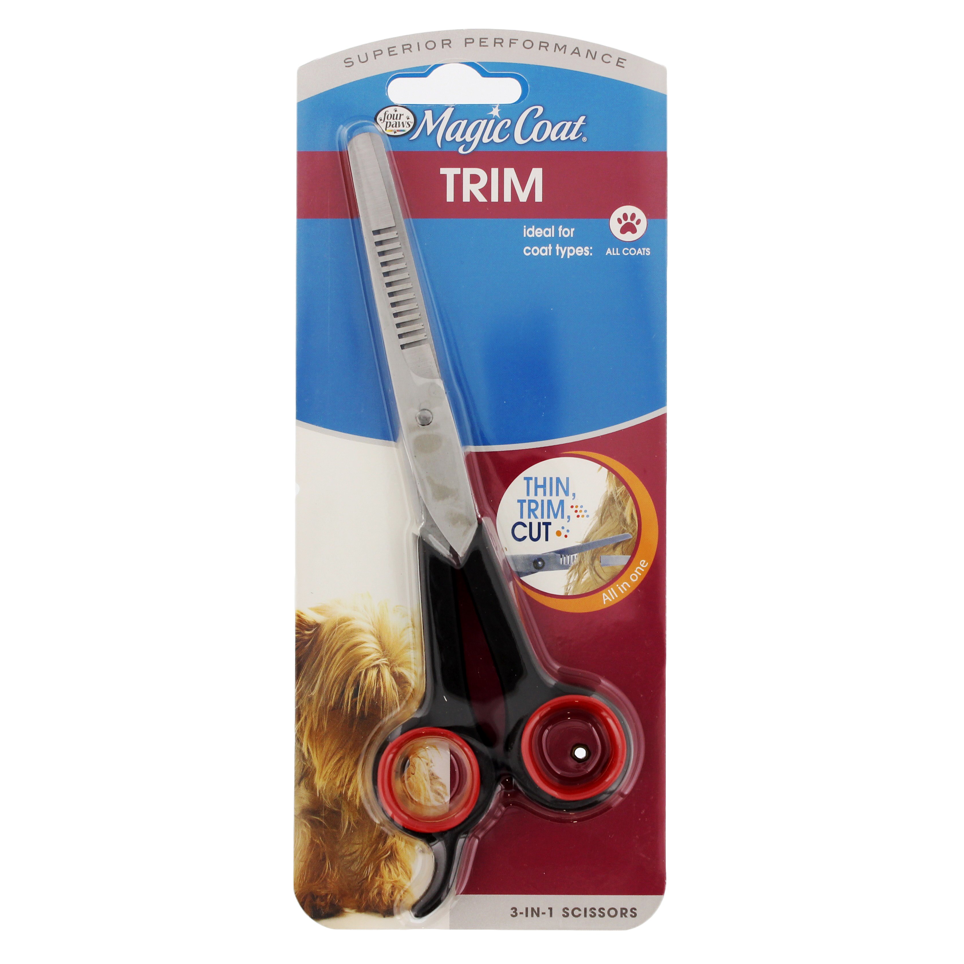 Four Paws Magic Coat 3-in-1 Scissors - Shop Grooming at H-E-B