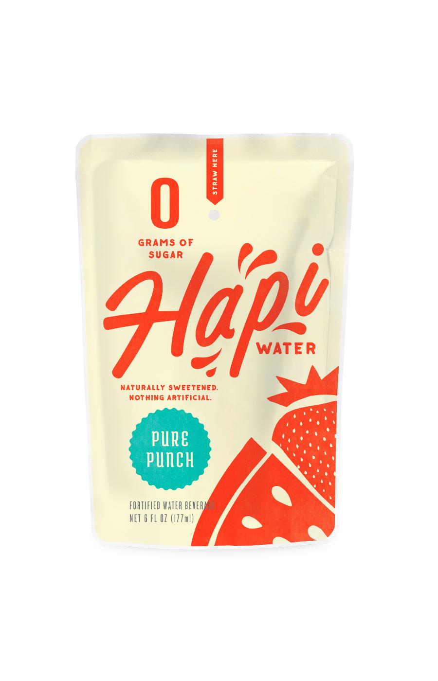 Hapi Water Pure Punch Fortified Water 6.75 oz Pouches; image 3 of 3