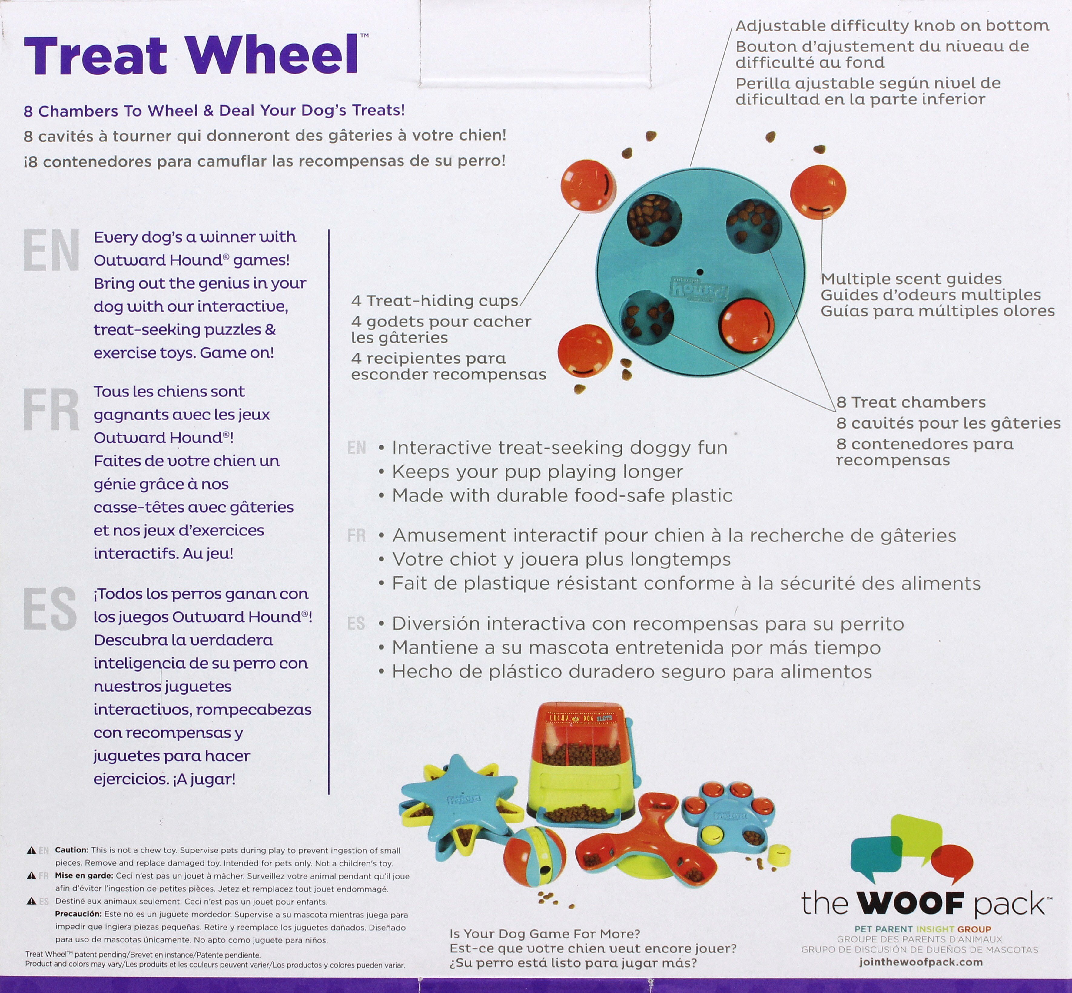 Outward Hound Treat Wheel Dog Toy