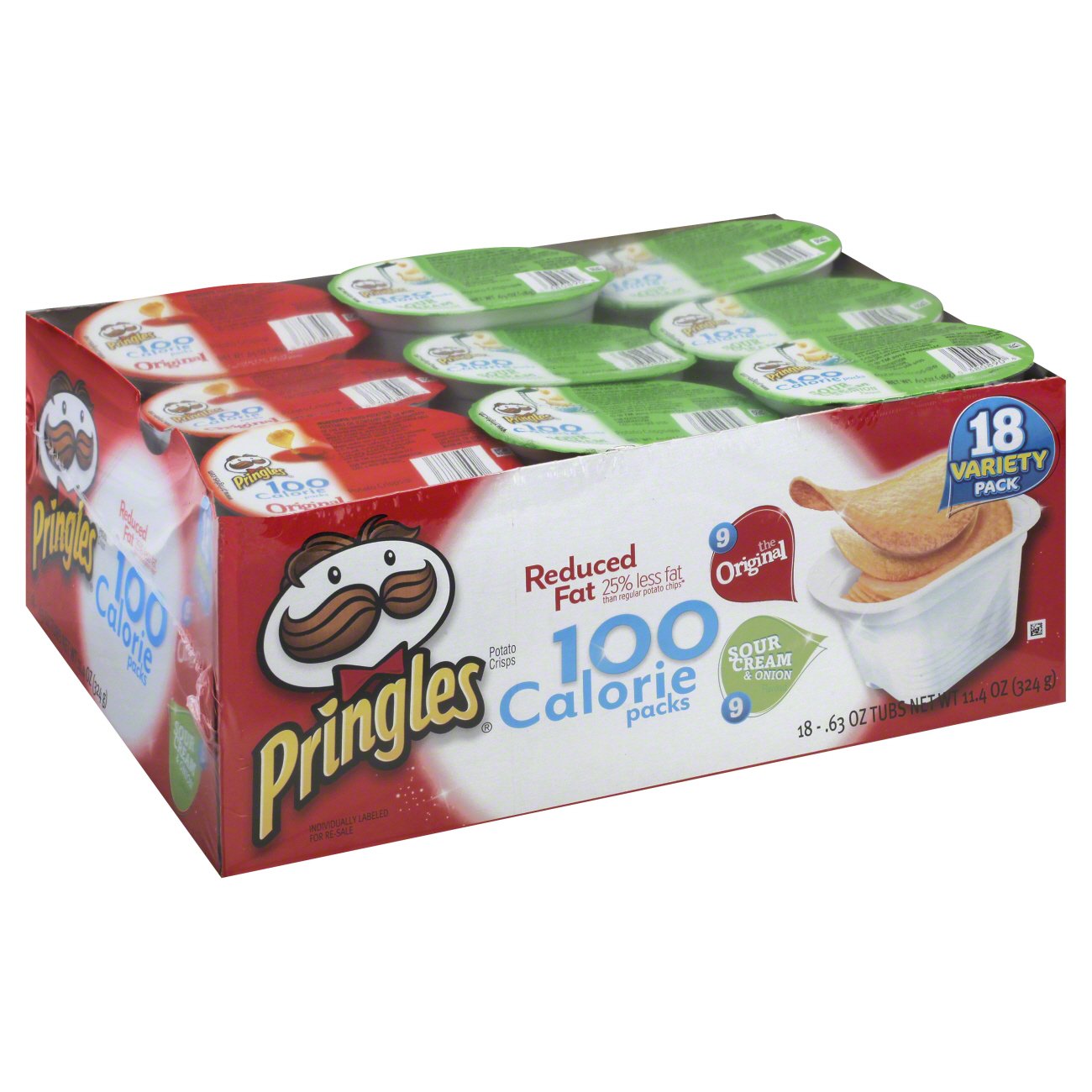 Pringles 100 Calorie Variety Packs Shop Chips at HEB