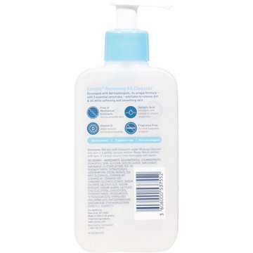 CeraVe Renewing SA Cleanser For Normal Skin, 8 oz
