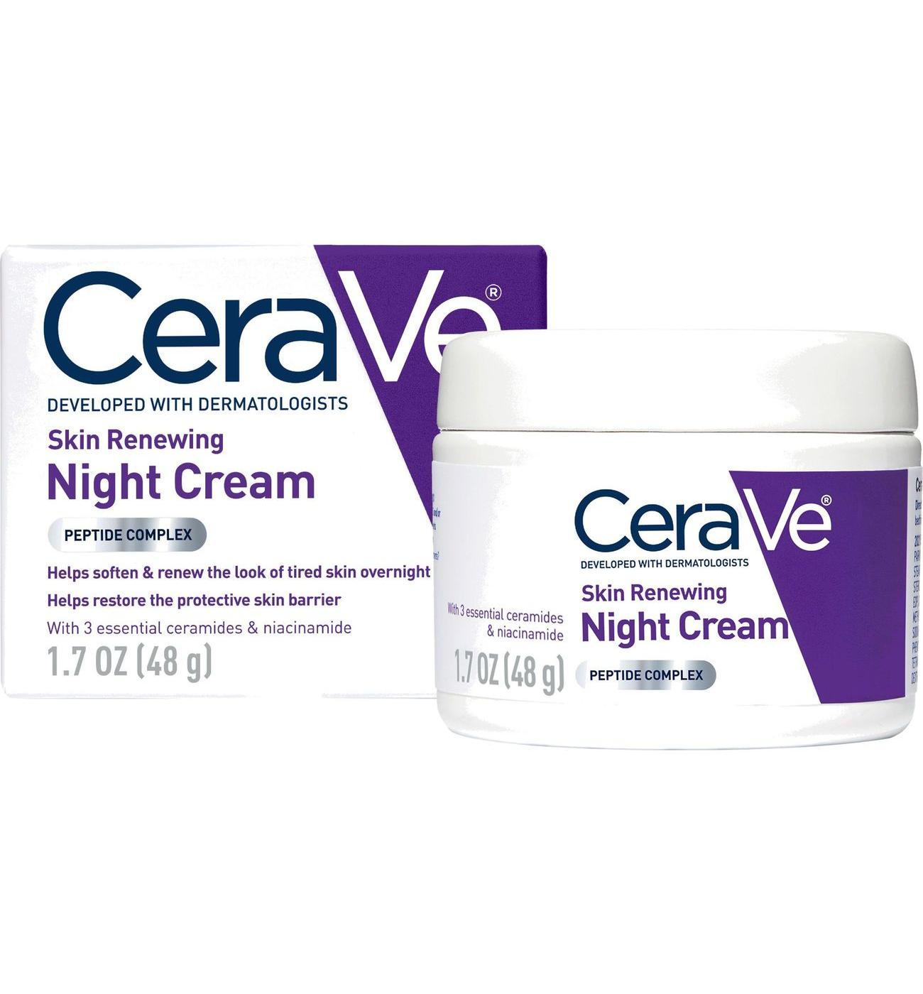 CeraVe Skin Renewing Night Cream; image 1 of 7