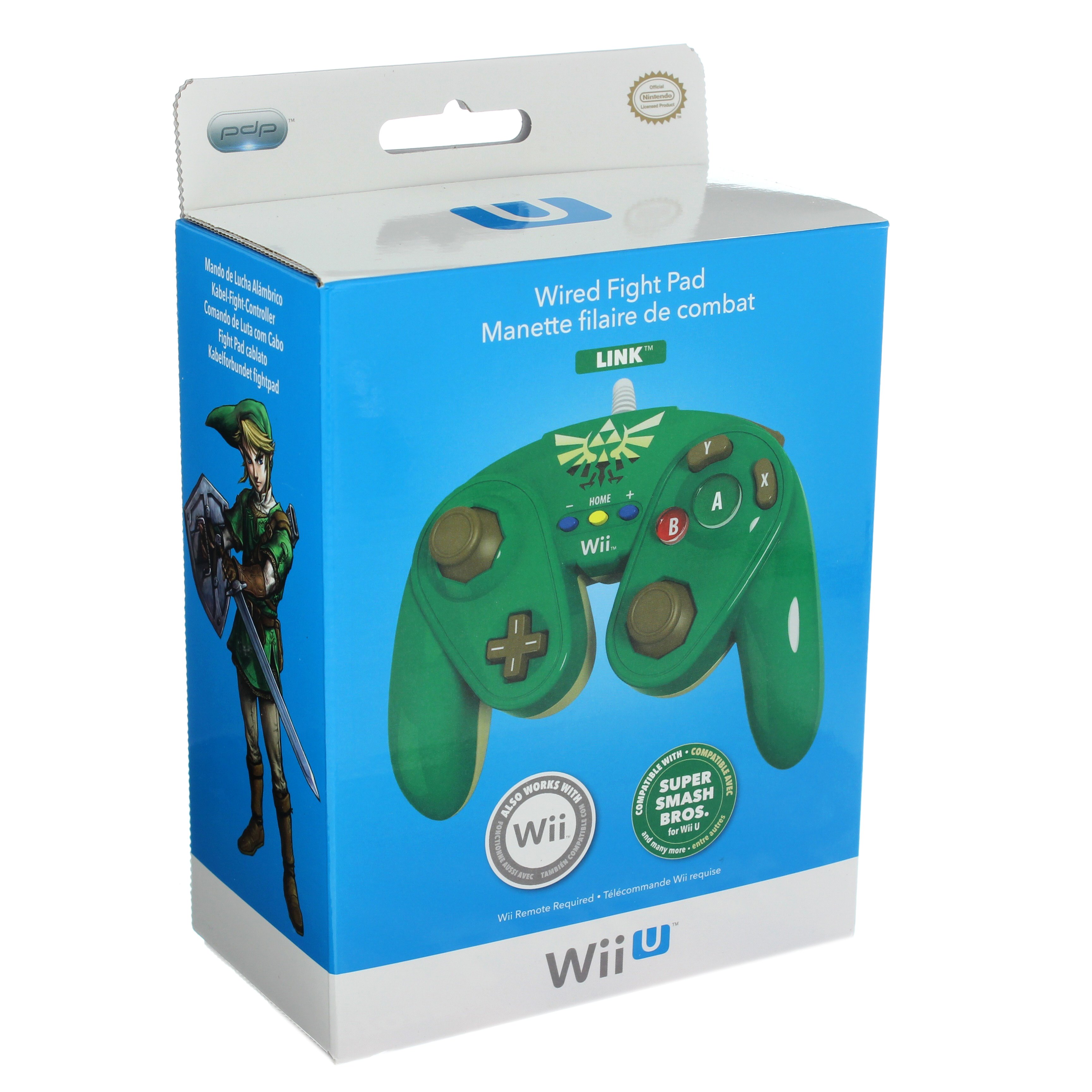 Nintendo Wii U Wired Fight Pad Link Controller Shop at HEB