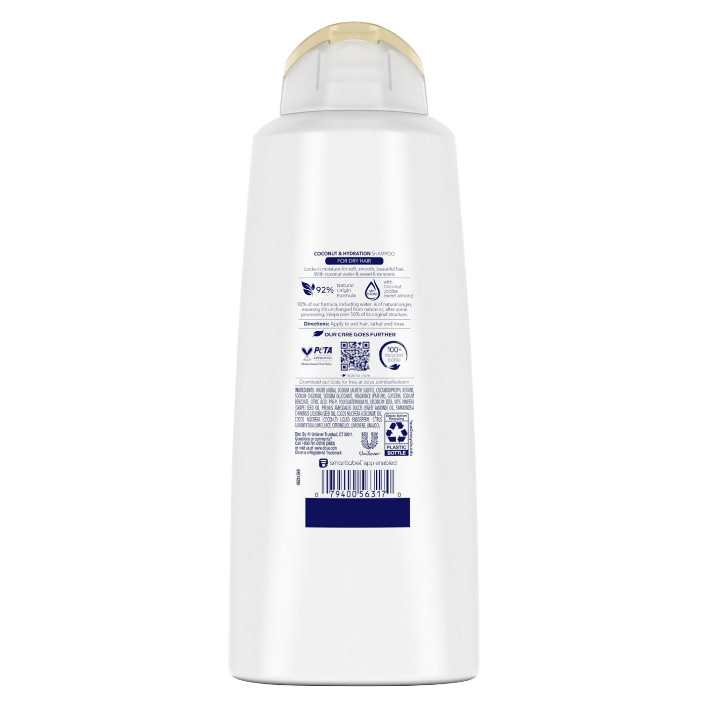 Dove Ultra Care Shampoo - Coconut & Hydration; image 4 of 11