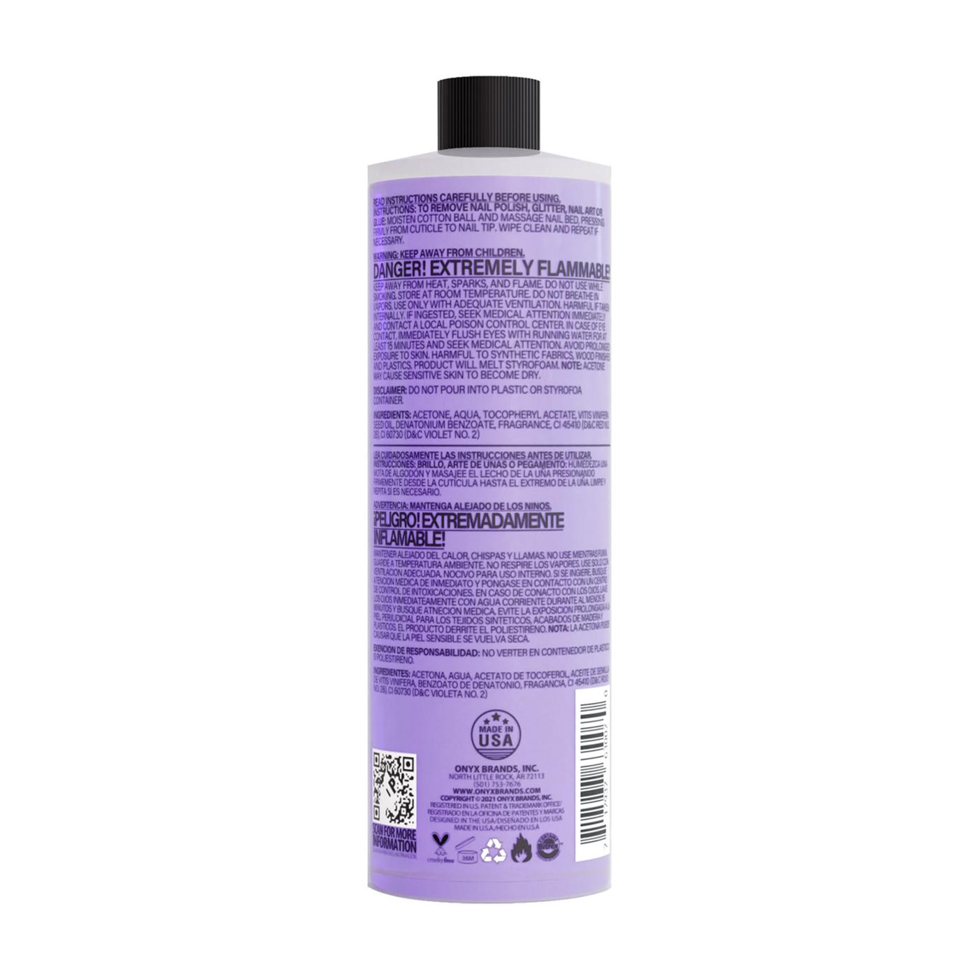 Onyx Professional Remover Moisturizing Formula Nail Polish Remover - Lavender; image 2 of 2