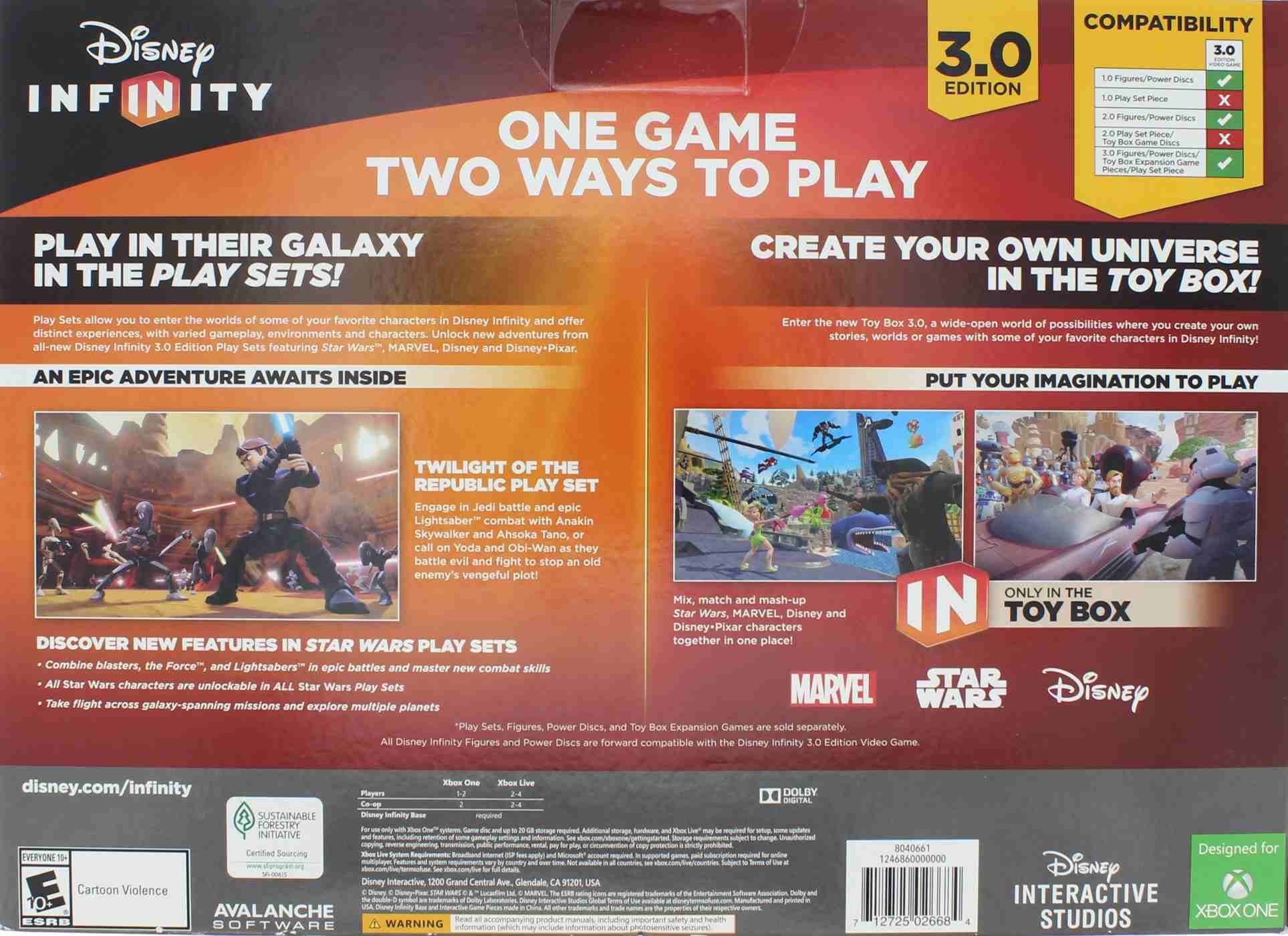 Disney Infinity 3.0 Xbox One Starter Pack; image 2 of 2