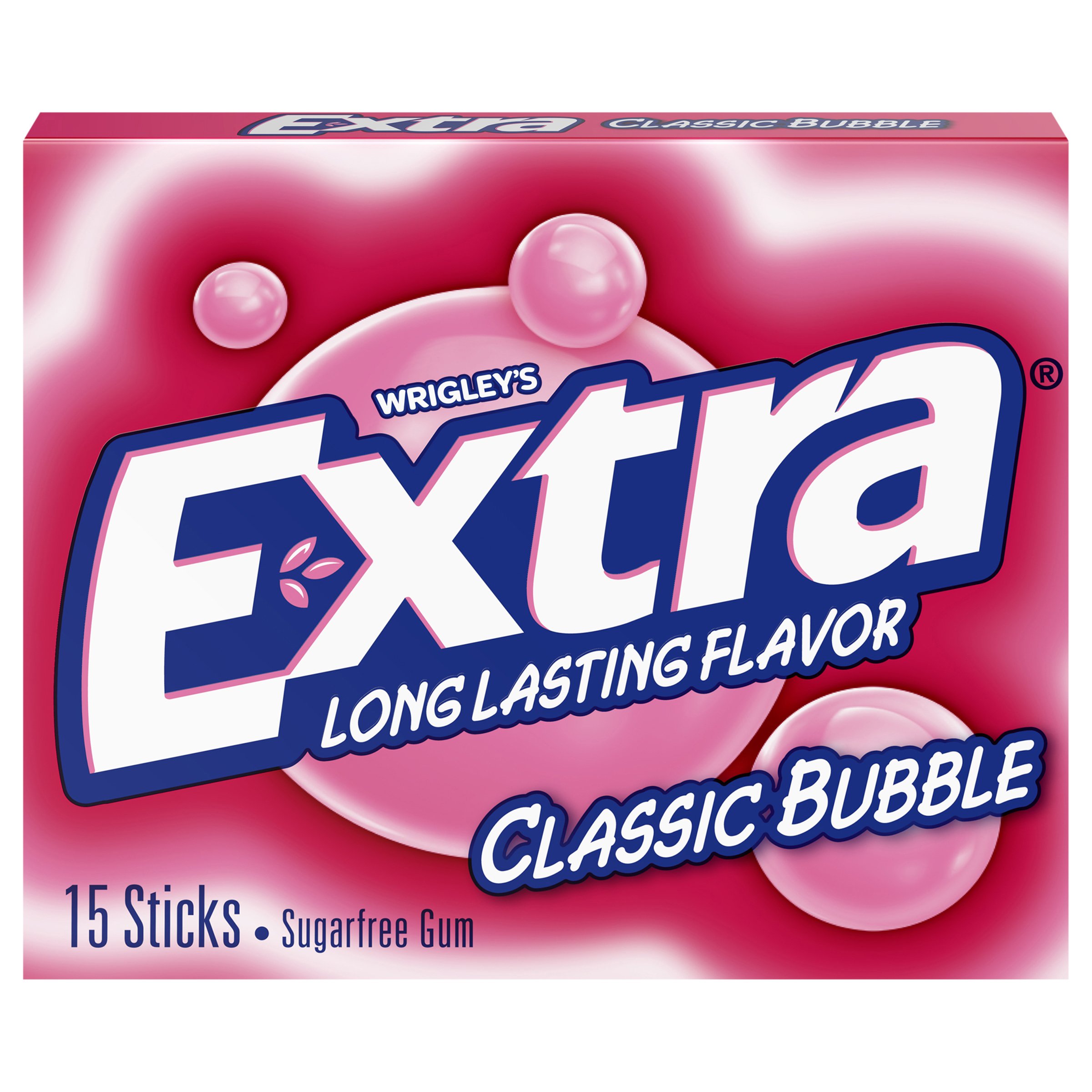 Extra deals bubble gum