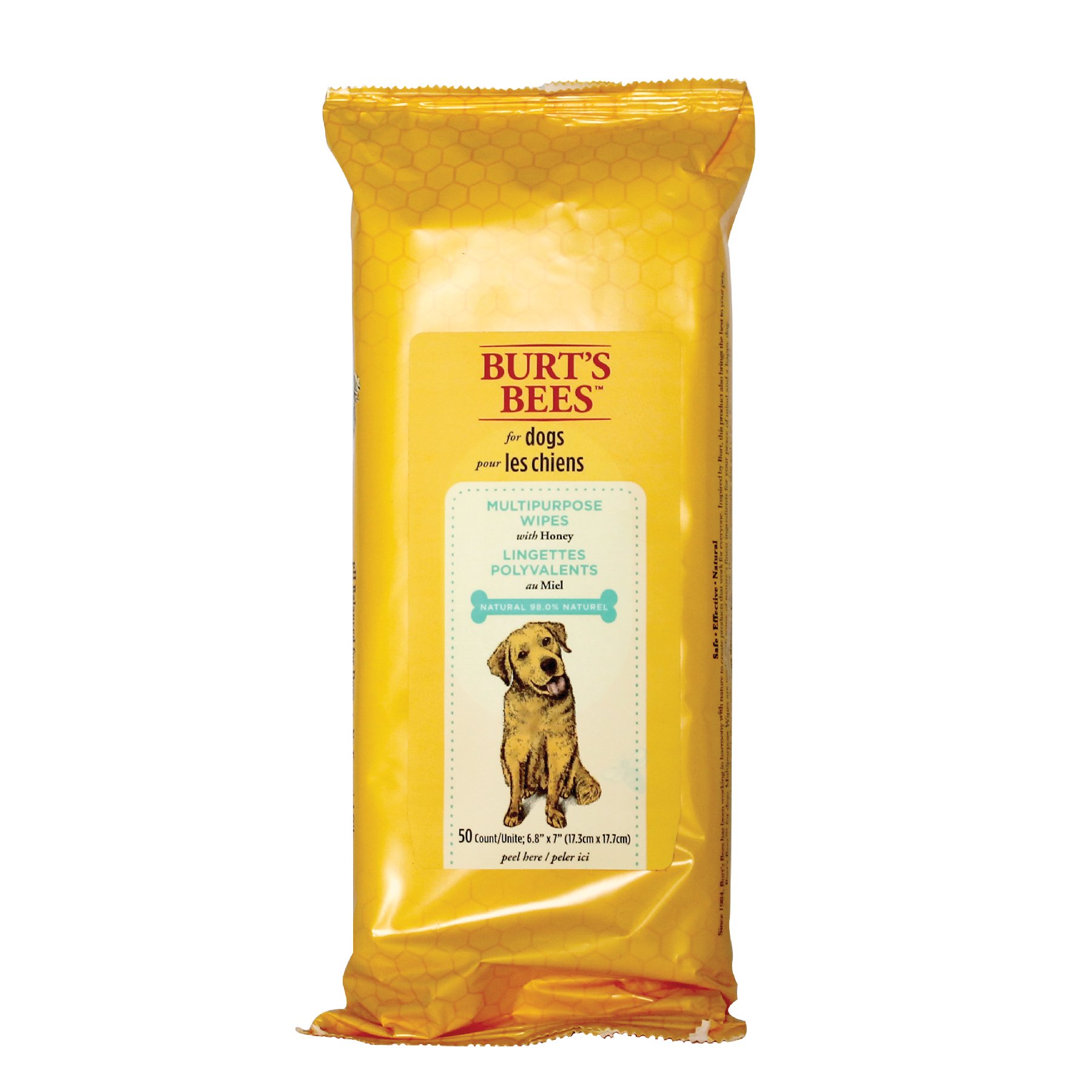 Burt's Bees for Dogs Multi Purpose Wipes with Honey Shop Grooming at