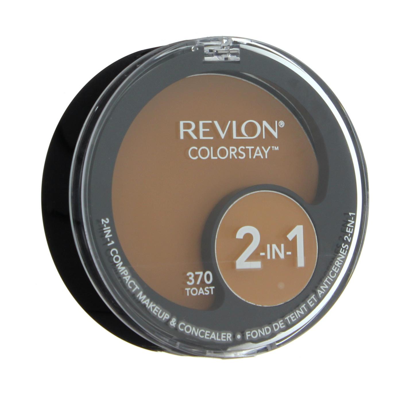 Revlon Colorstay 2-In-1 Compact Makeup & Concealer, Toast - Shop