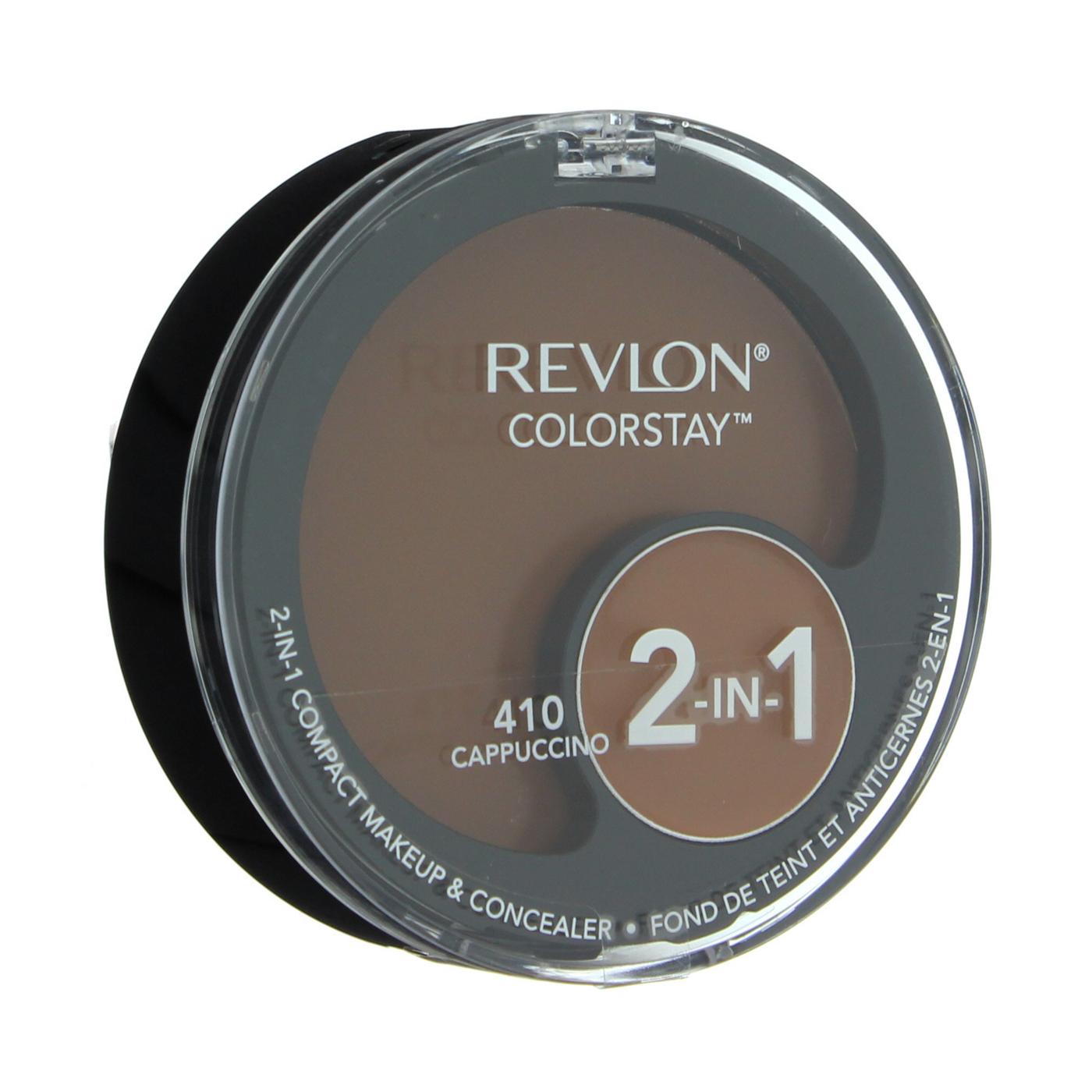 Revlon Colorstay 2-In-1 Compact Makeup & Concealer, Cappuccino; image 1 of 2