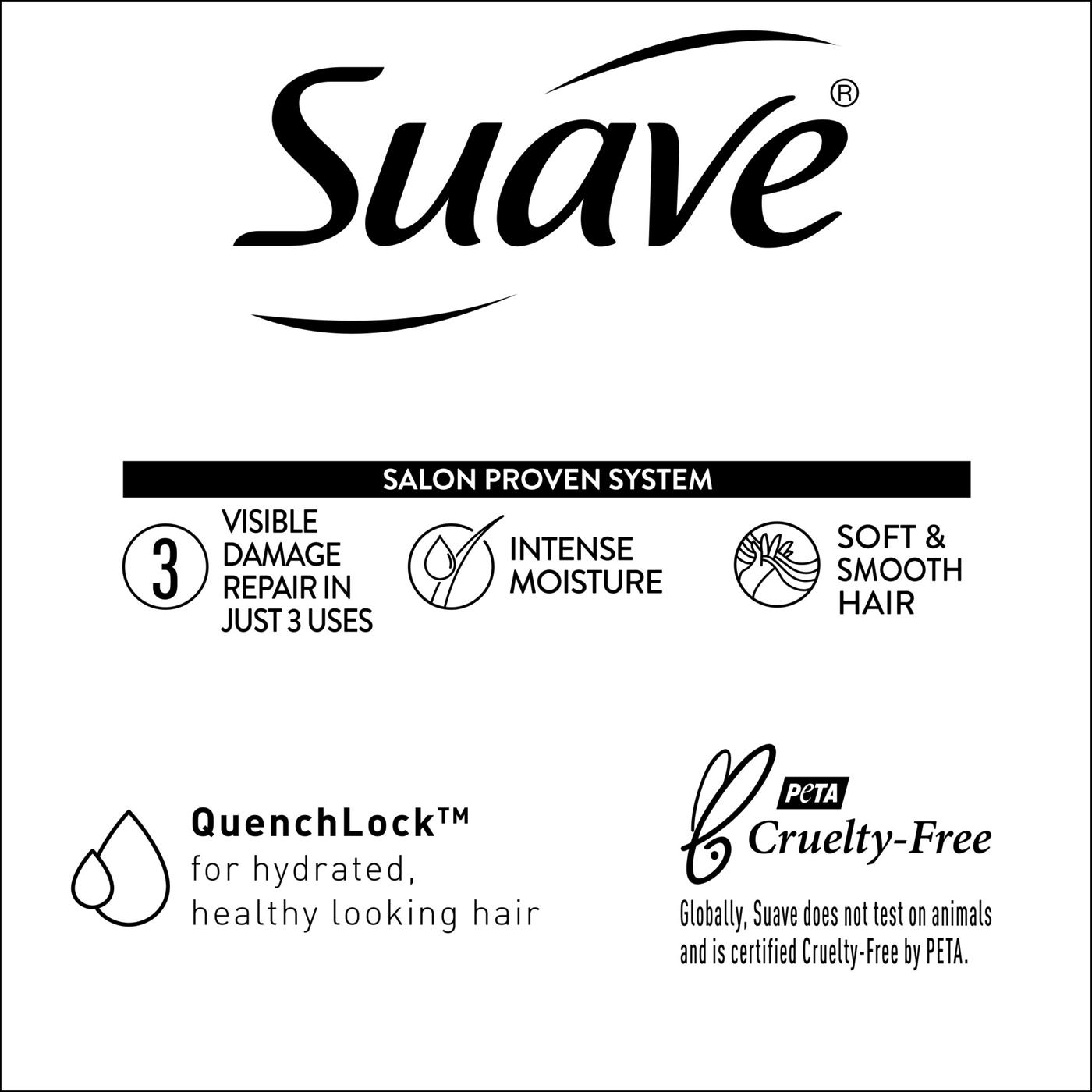 Suave Professionals Coconut Oil Infusion Damage Repair Shampoo; image 4 of 5