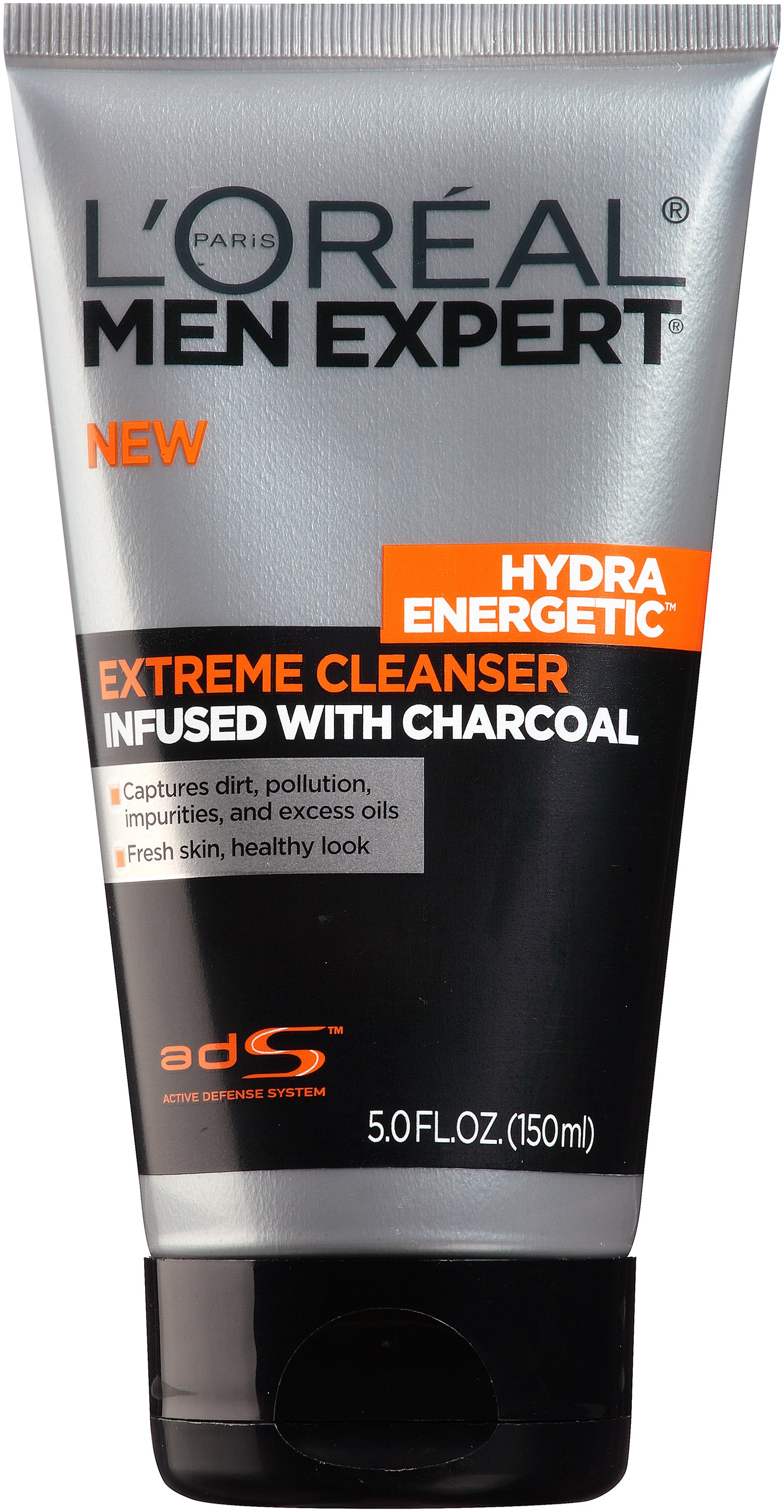 L'Oréal Paris Men Expert Hydra Energetic Extreme Cleanser Infused Charcoal - Bath & Skin Care at H-E-B