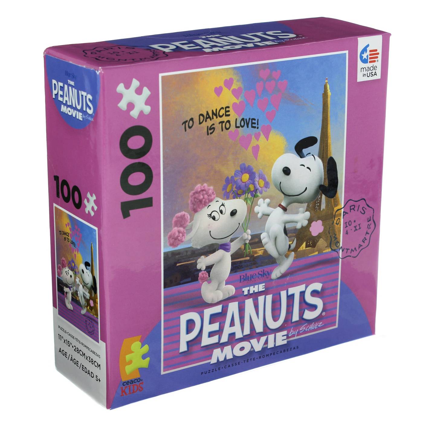 Ceaco Peanuts Movie 100 Piece Puzzle; image 2 of 2