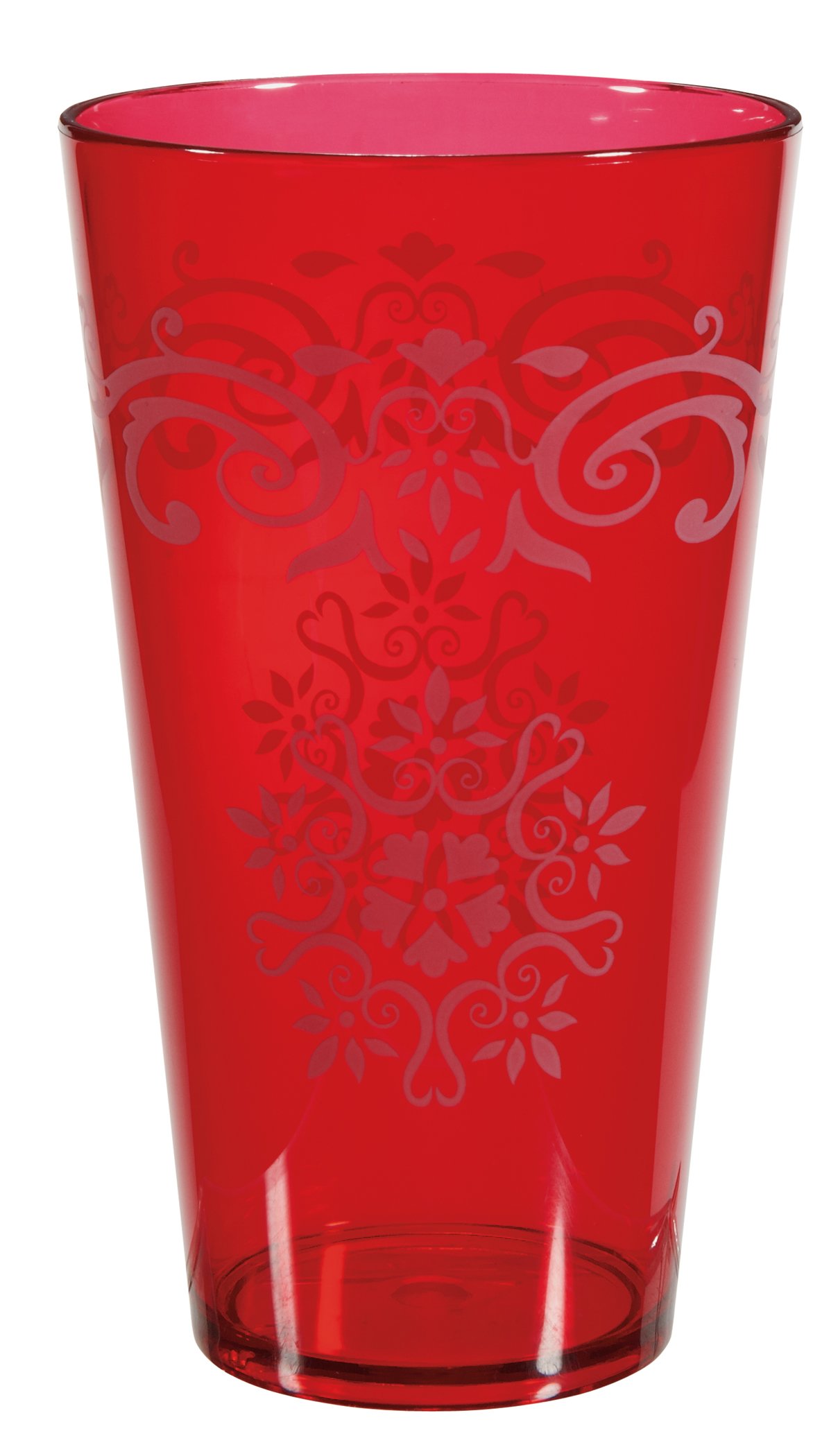 Dining Style Antique Floral Hiball Red Shop Glasses & Mugs at HEB