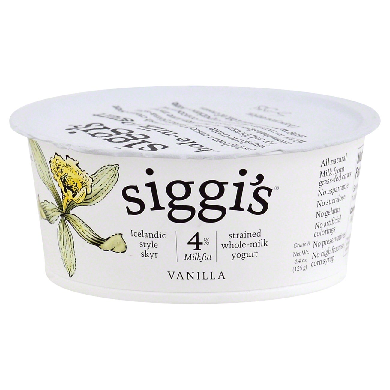 Siggi's 4% Strained Whole Milk Skyr Vanilla Yogurt - Shop Yogurt At H-e-b