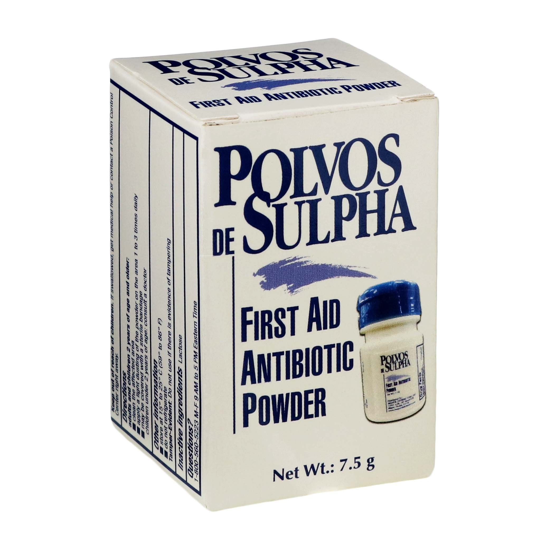 Polvos De Sulpha First Aid Antibiotic Powder Shop Antiseptics