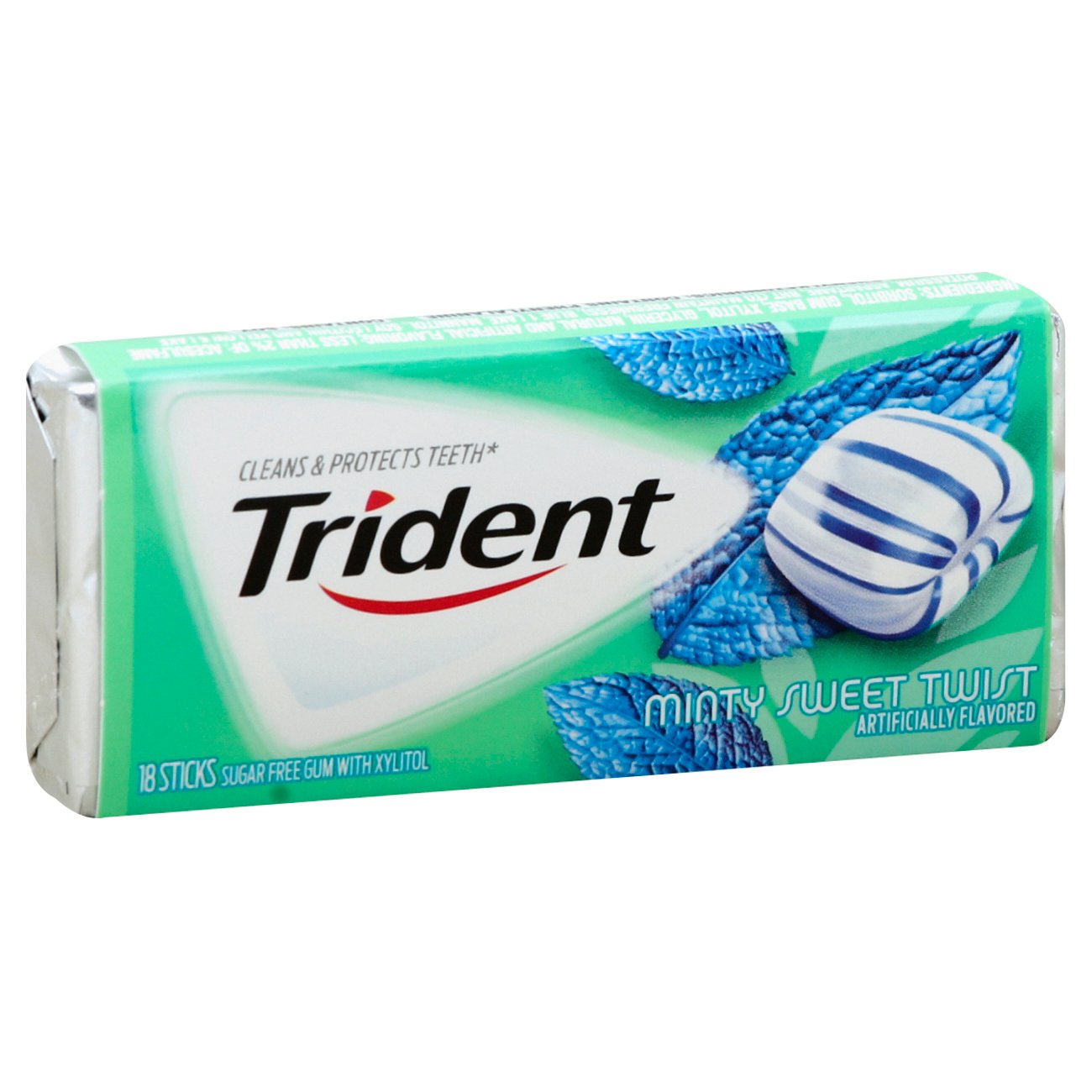 Trident Minty Sweet Twist Sugar Free Gum Shop Snacks Candy At H E B