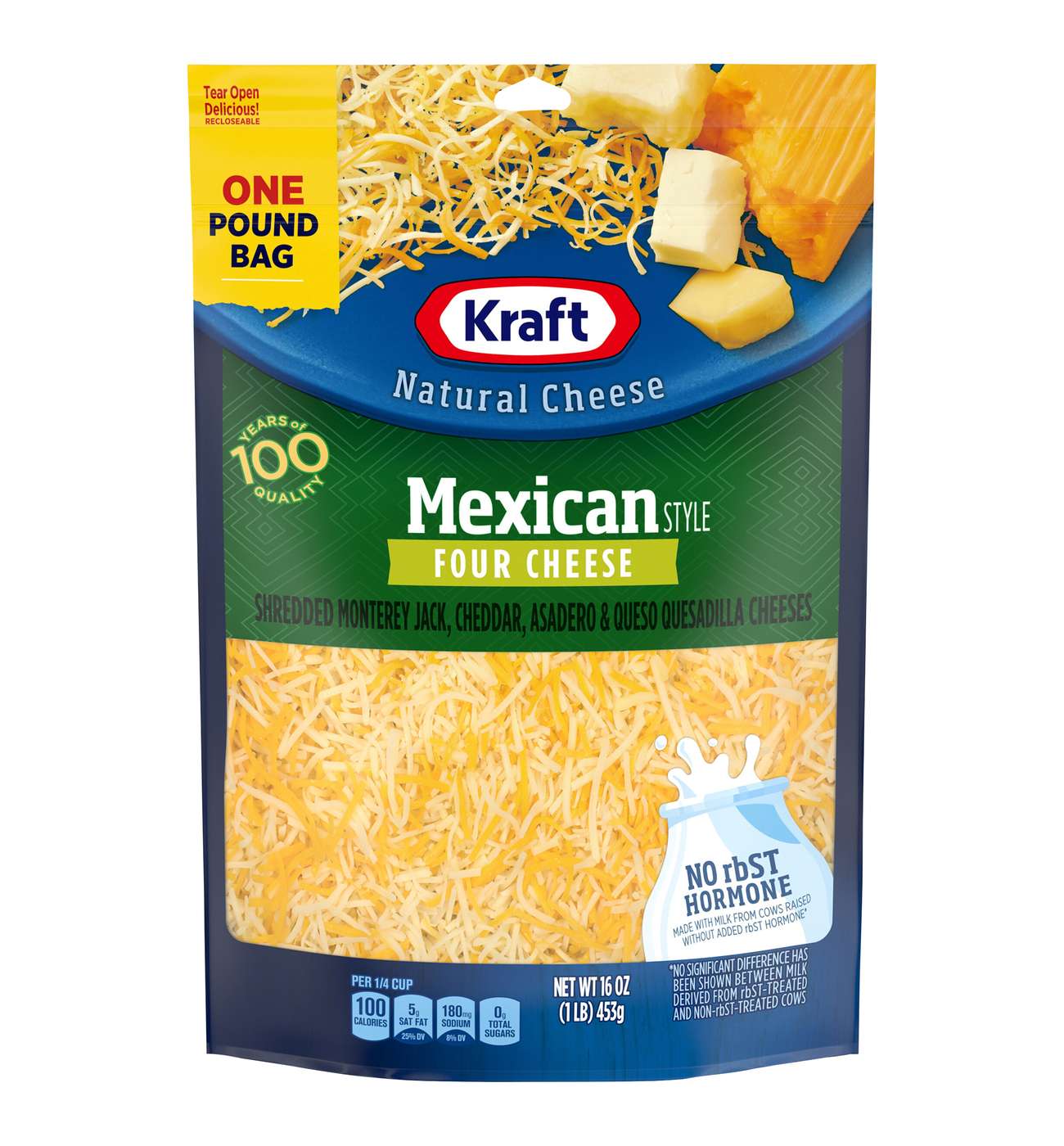 Kraft Four Cheese Mexican Style Shredded Cheese Blend Shop Cheese At H E B 2009