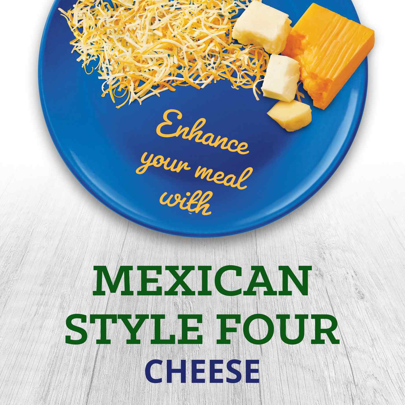 Kraft Four Cheese Mexican Style Shredded Cheese Blend; image 3 of 4