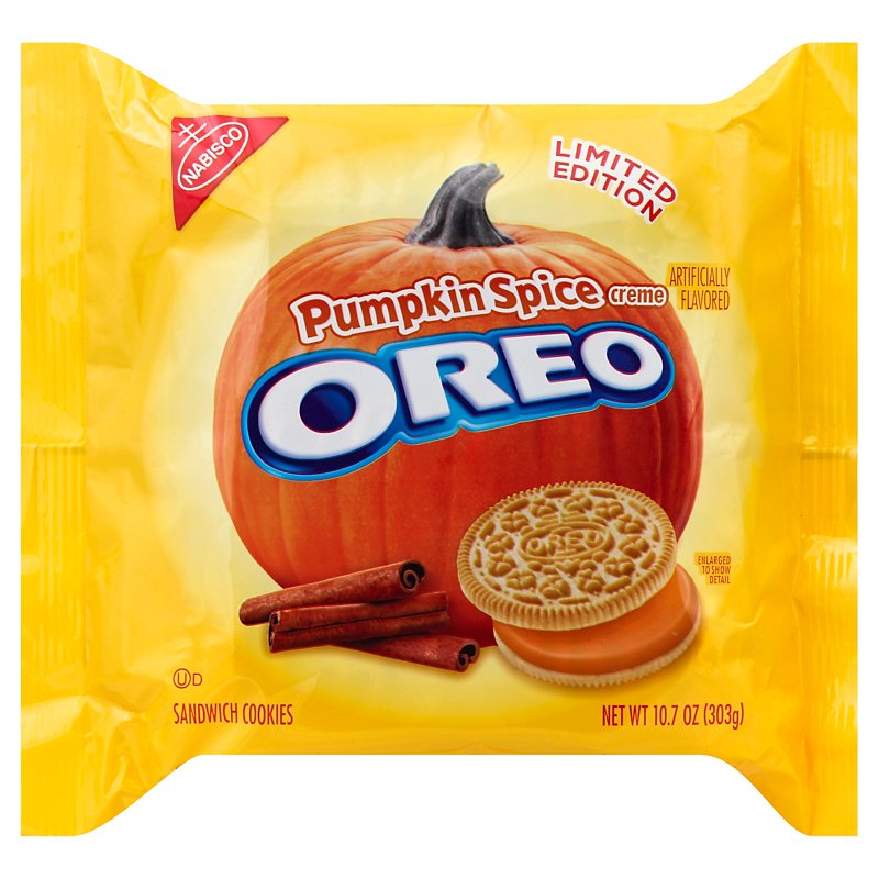 Nabisco Pumpkin Spice Oreo Cookies Shop Snacks & Candy at HEB