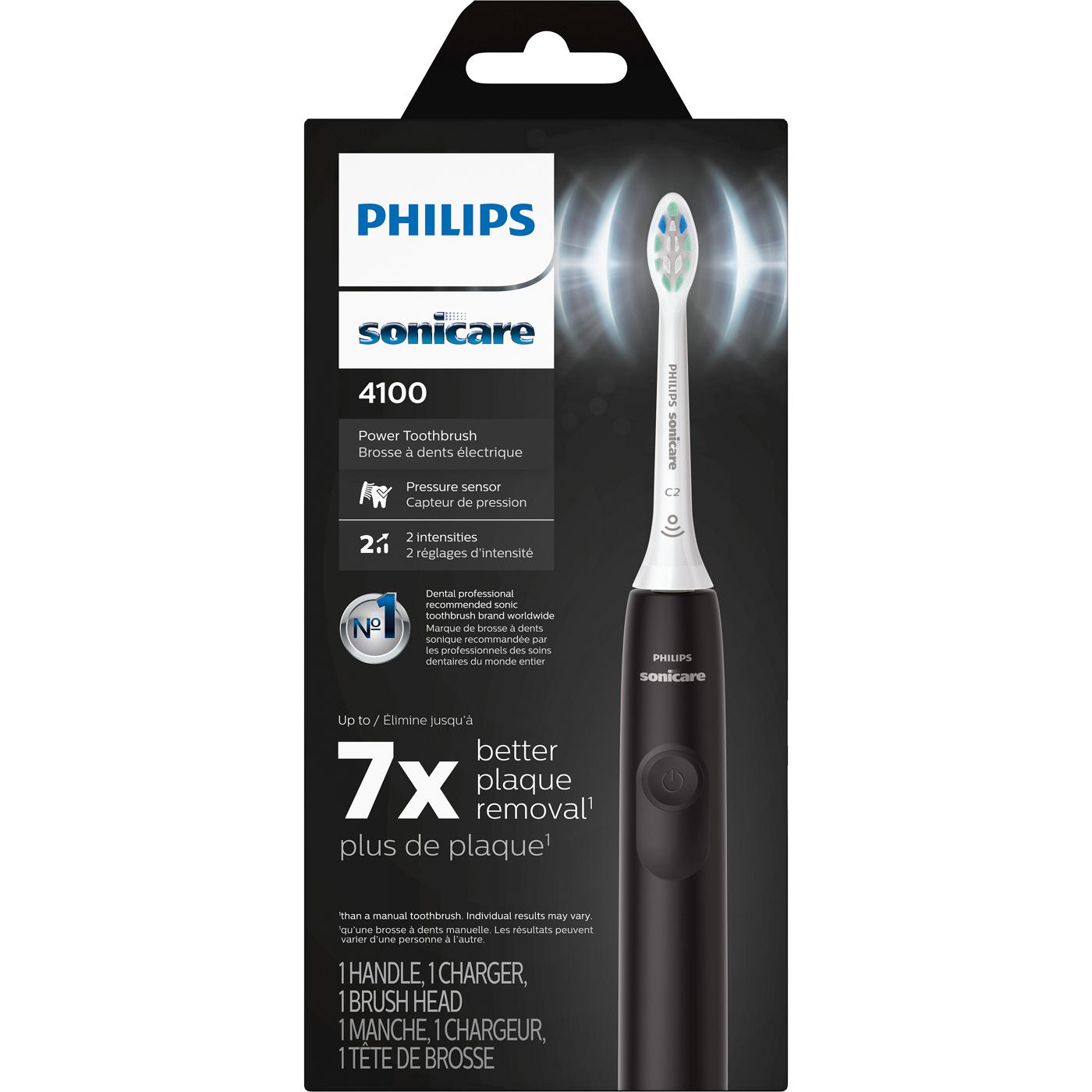 Philips Sonicare 4100 ProtectiveClean Powered Toothbrush - Black; image 1 of 6