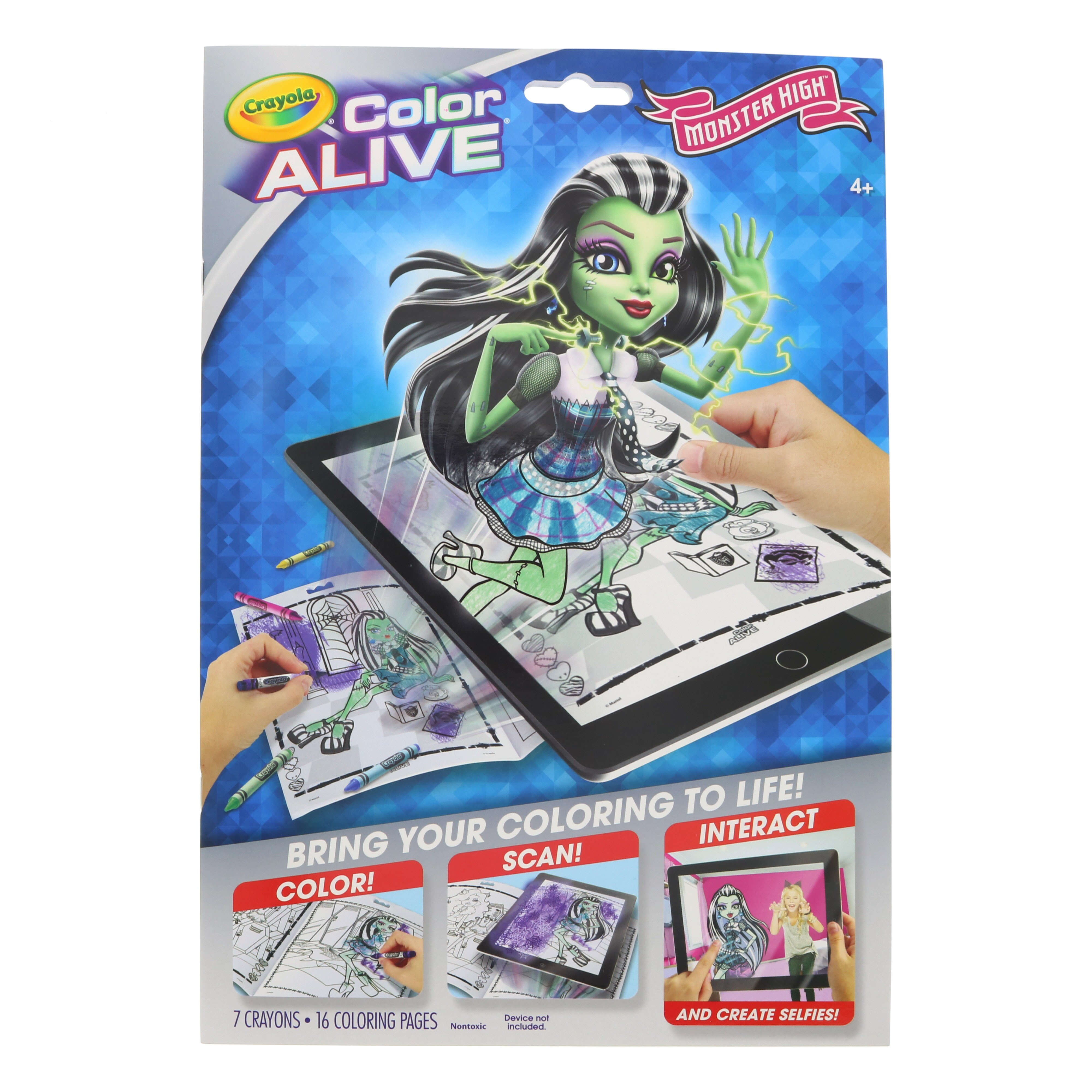 Crayola Color Alive Monster High Shop Books & Coloring at HEB