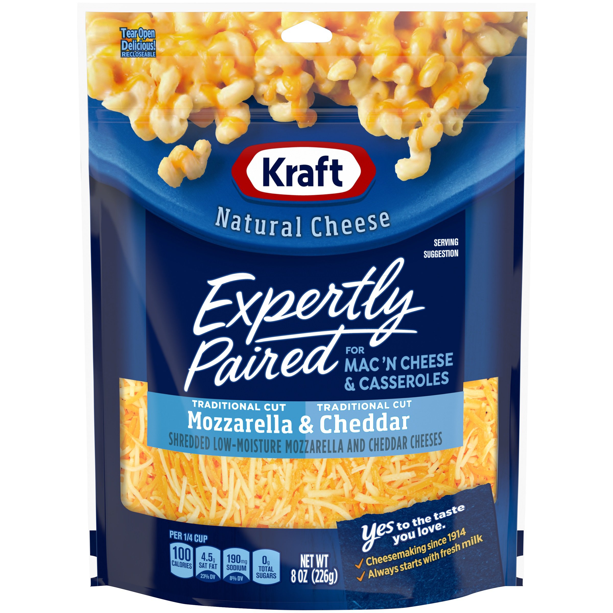 Kraft Mozzarella and Cheddar Blend, Shredded Shop Cheese at HEB