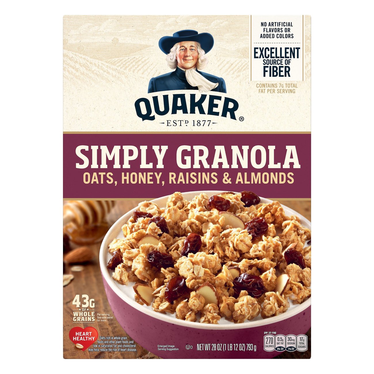 Quaker Oats Granola Cereal Recipes Dandk Organizer