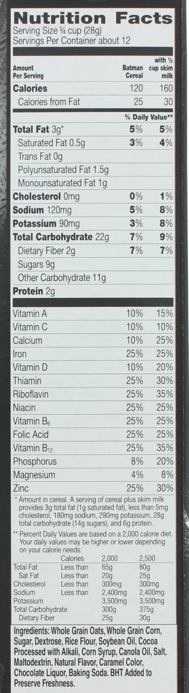 General Mills Batman Chocolate Strawberry Cereal; image 2 of 2