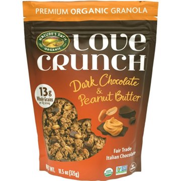Nature's Path Love Crunch Organic Granola - Dark Chocolate & Peanut Butter