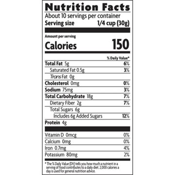 Nature's Path Love Crunch Organic Granola - Dark Chocolate & Peanut Butter