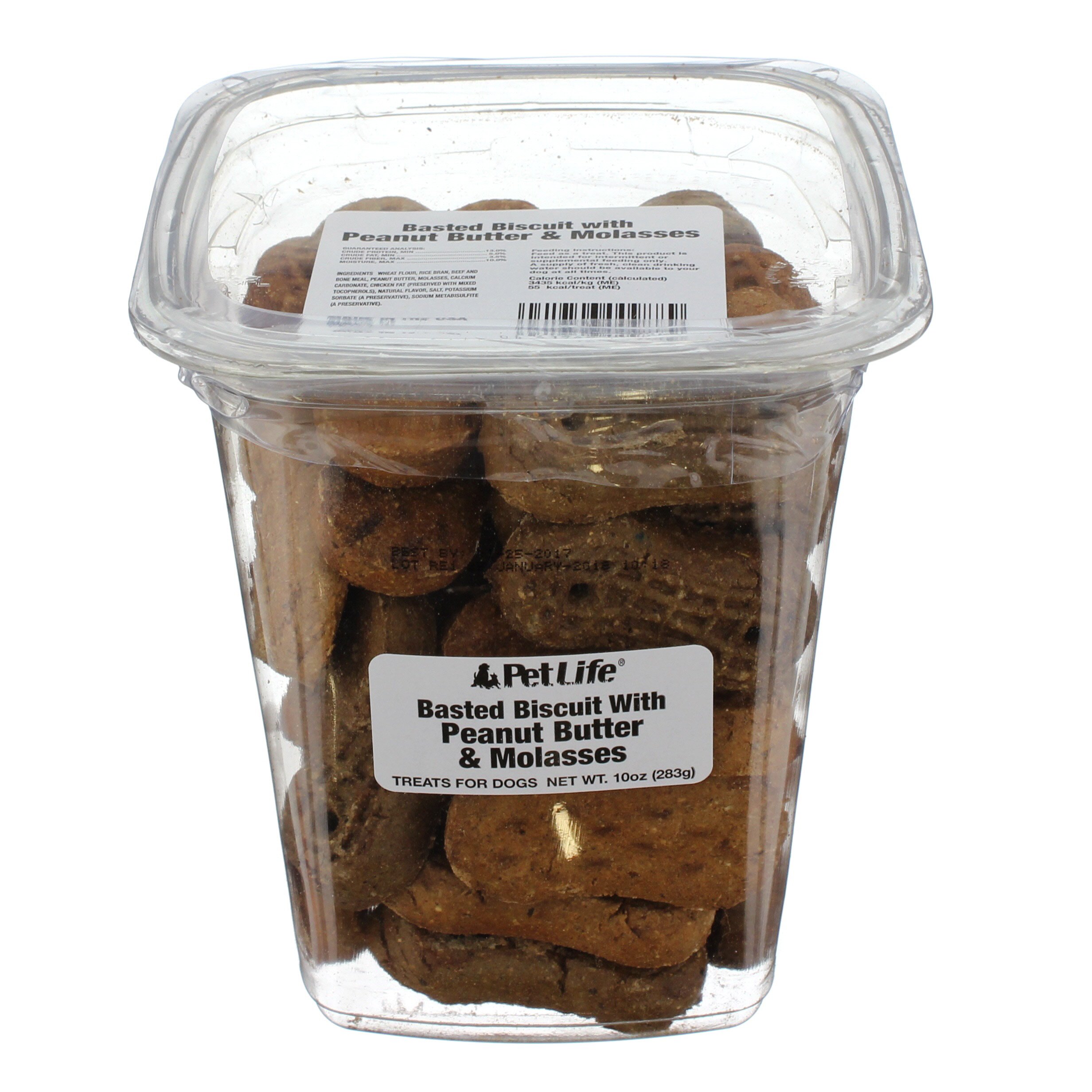 Pet Life Basted Biscuits with Peanut Butter & Molasses for Dogs Shop Biscuits at HEB