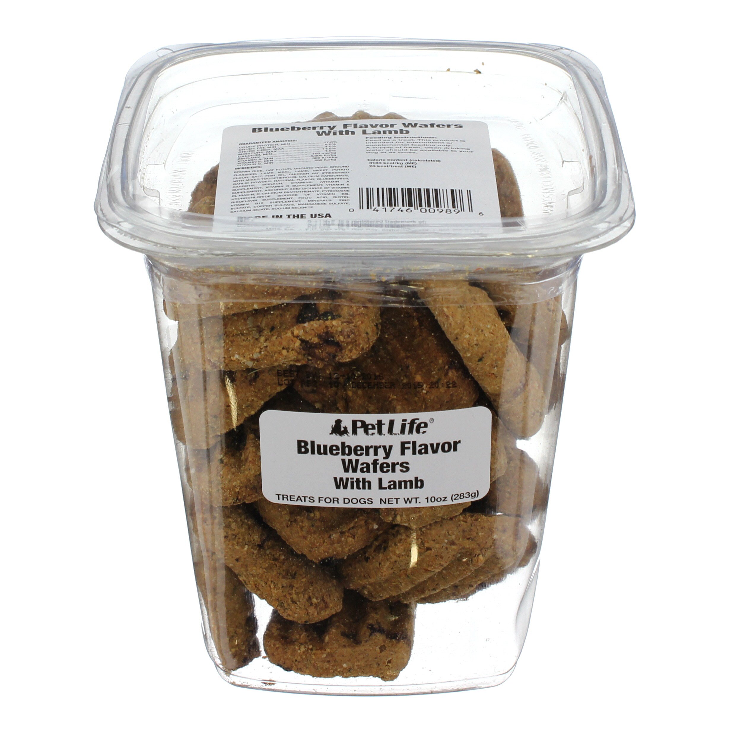 Pet Life Blueberry Wafers with Lamb for Dogs Shop Biscuits at HEB