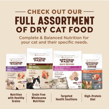Heritage Ranch by H-E-B Kitten Grain-Free Dry Cat Food - Chicken & Chickpea, 6 lb