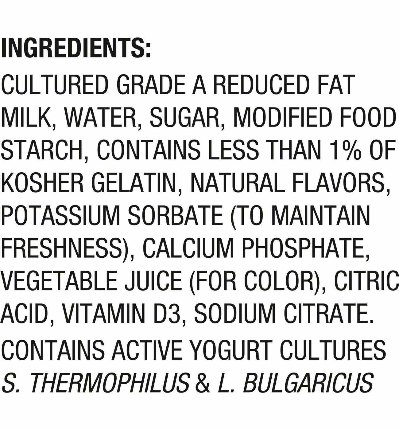 Dannon Danimals Squeezables Low-Fat 4pk Yogurt Pouches -  Cotton Candy ; image 3 of 10