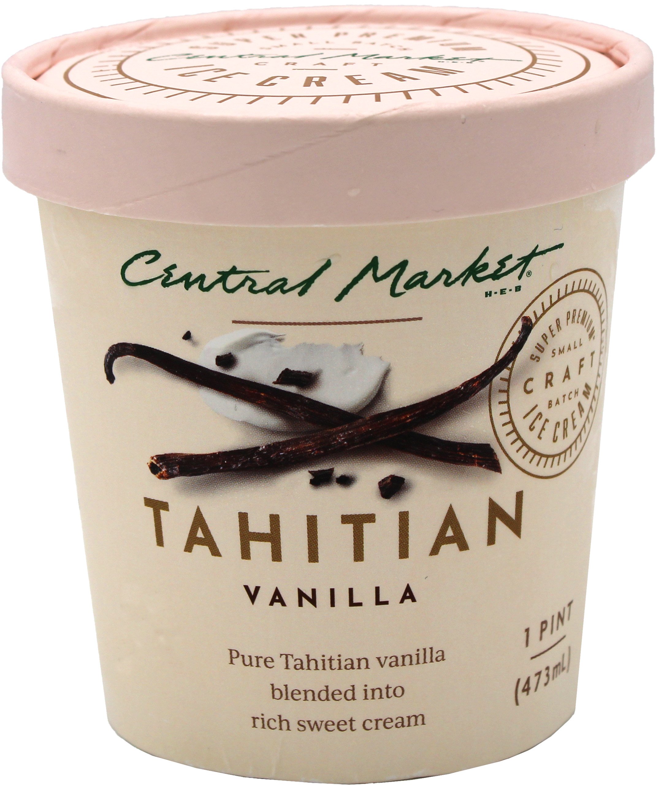 Central Market Tahitian Vanilla Ice Cream Shop Ice Cream at HEB
