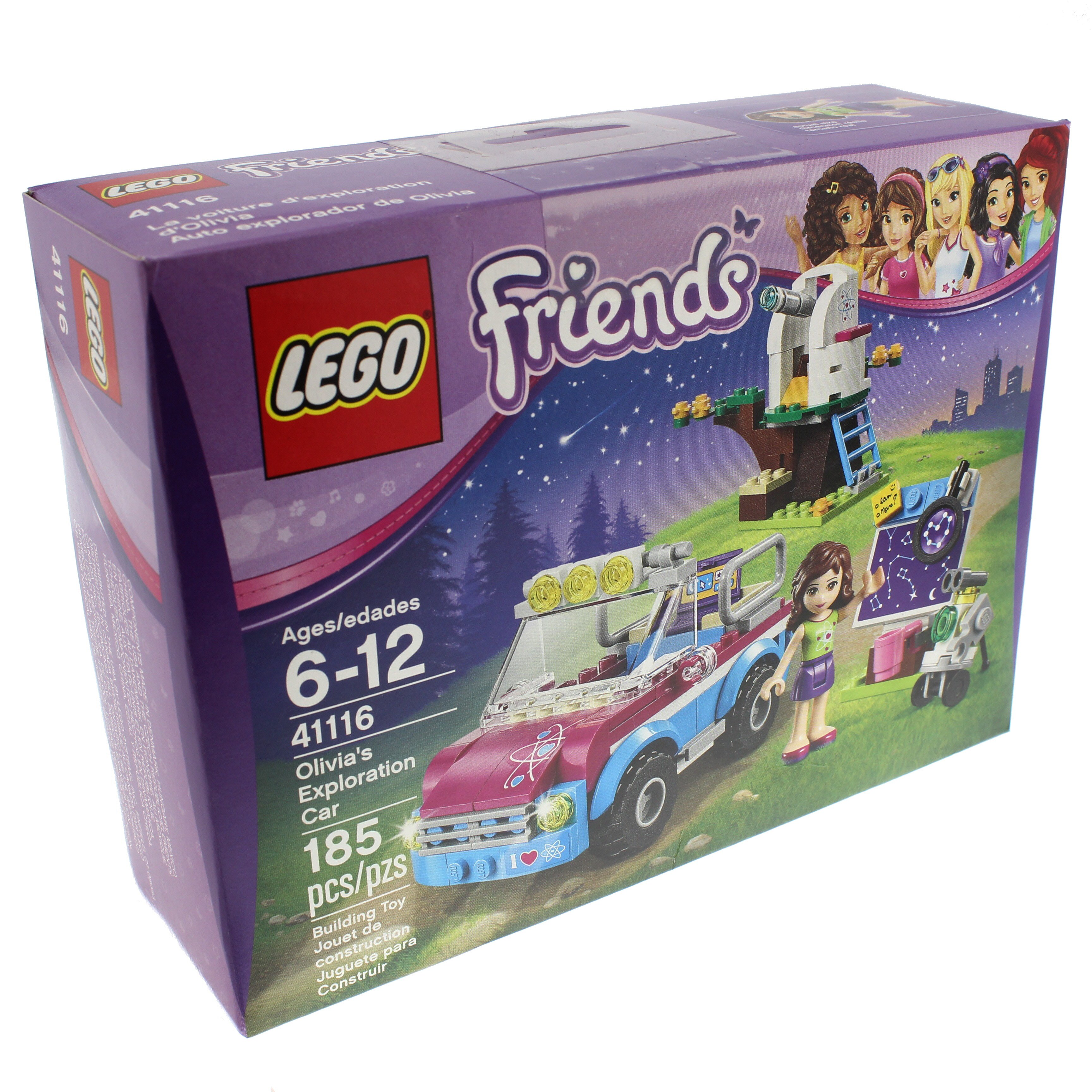 lego friends pink car