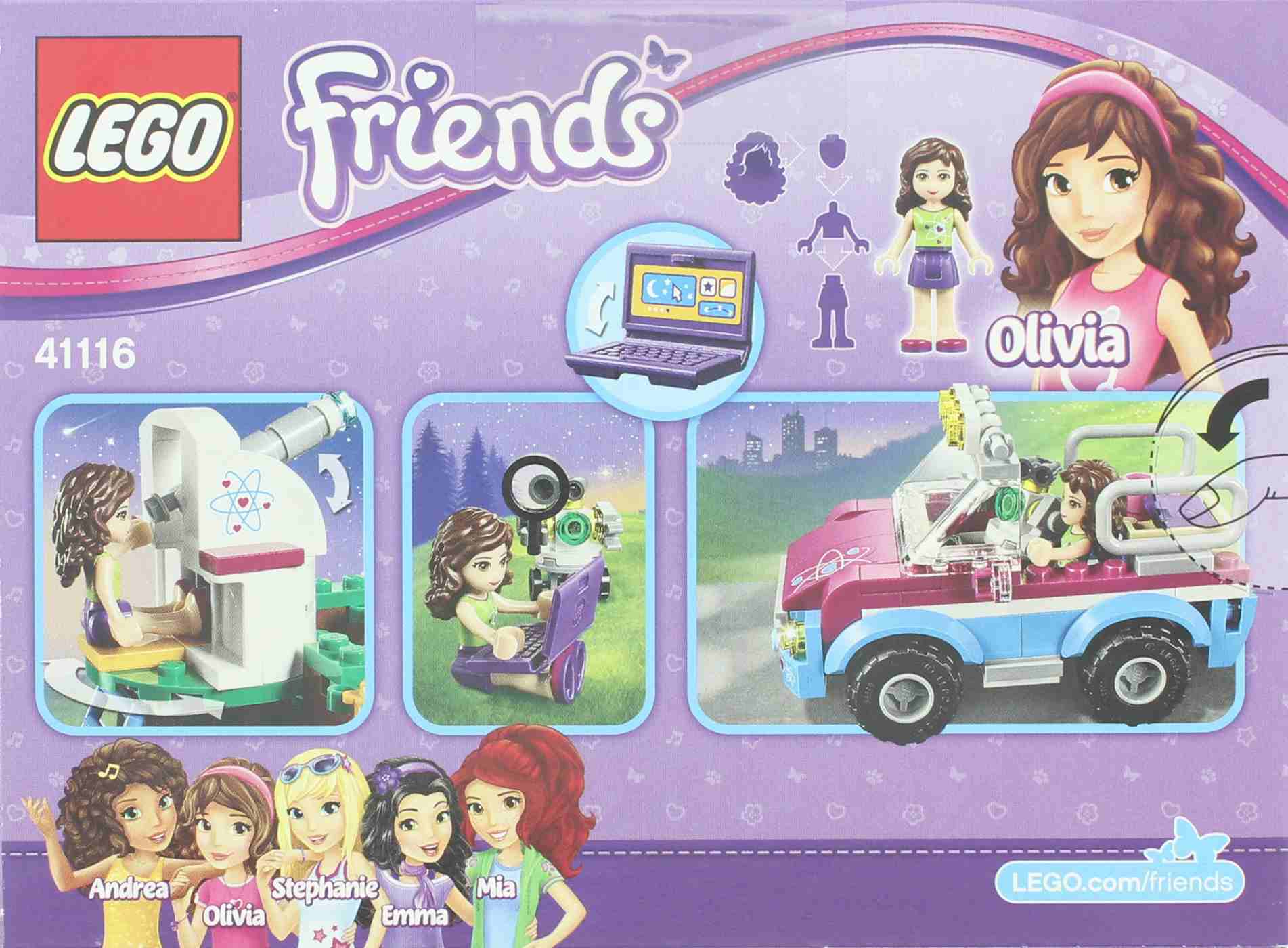 Lego friends purple discount car