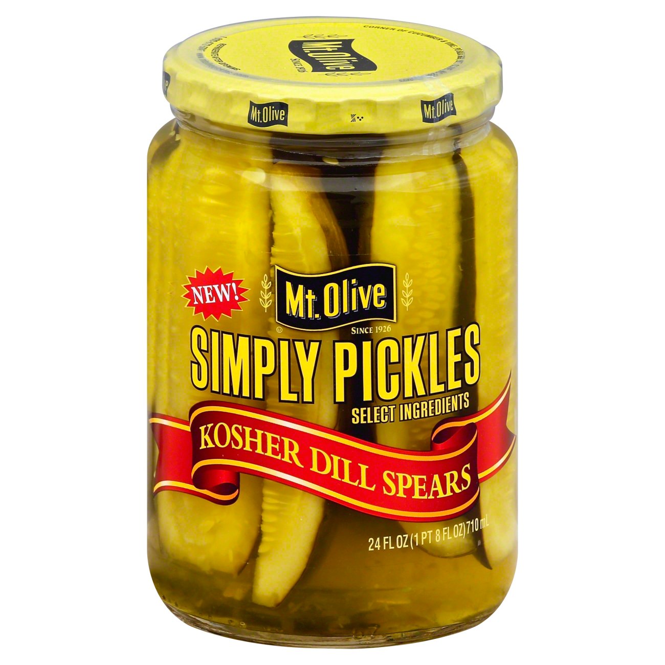 Mt. Olive Kosher Dill Spear with Sea Salt Shop Pickles & cucumber at