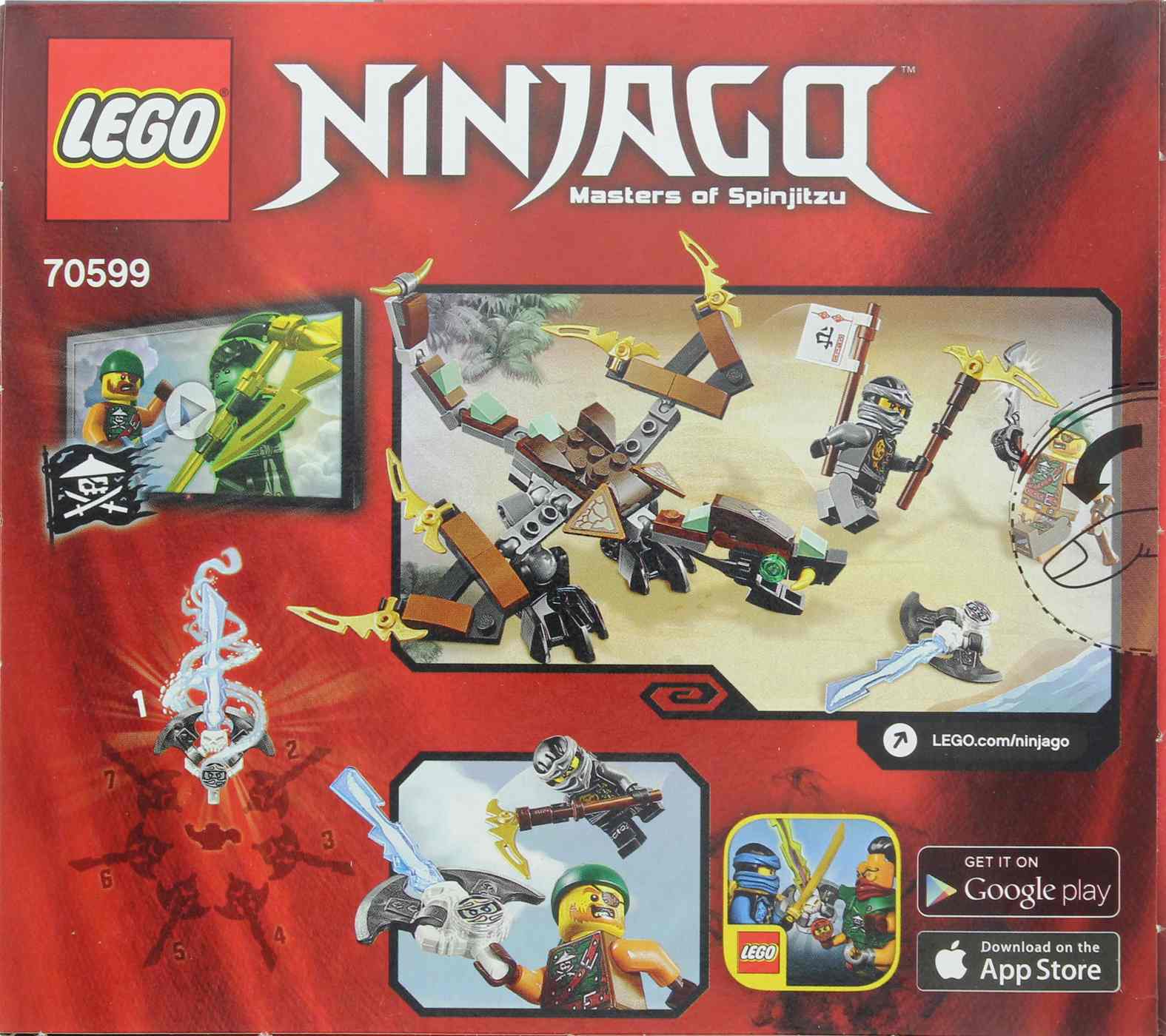 LEGO Ninjago Cole's Dragon; image 2 of 2